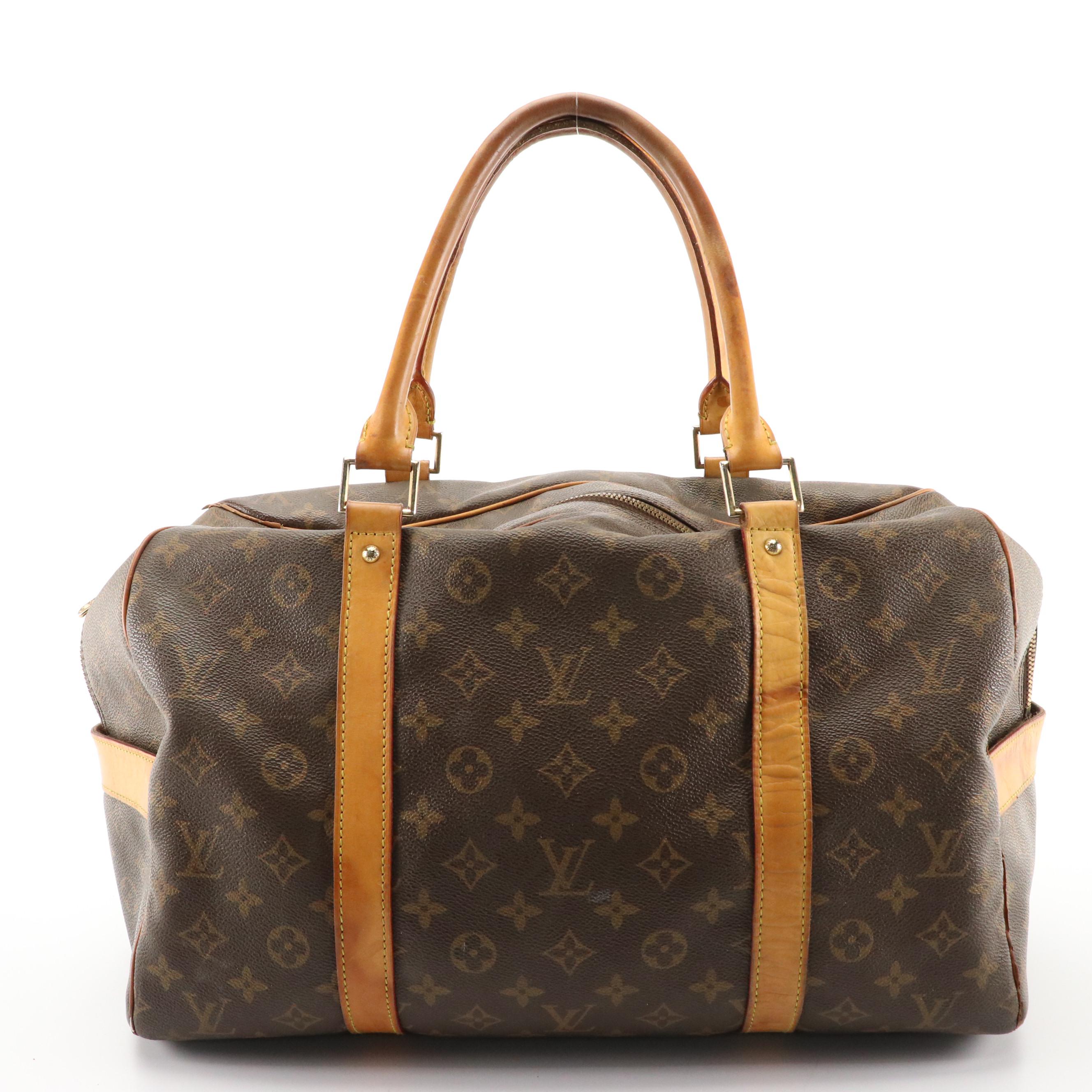 Louis Vuitton Carryall Weekender Bag in Monogram Canvas and Vachetta Leather