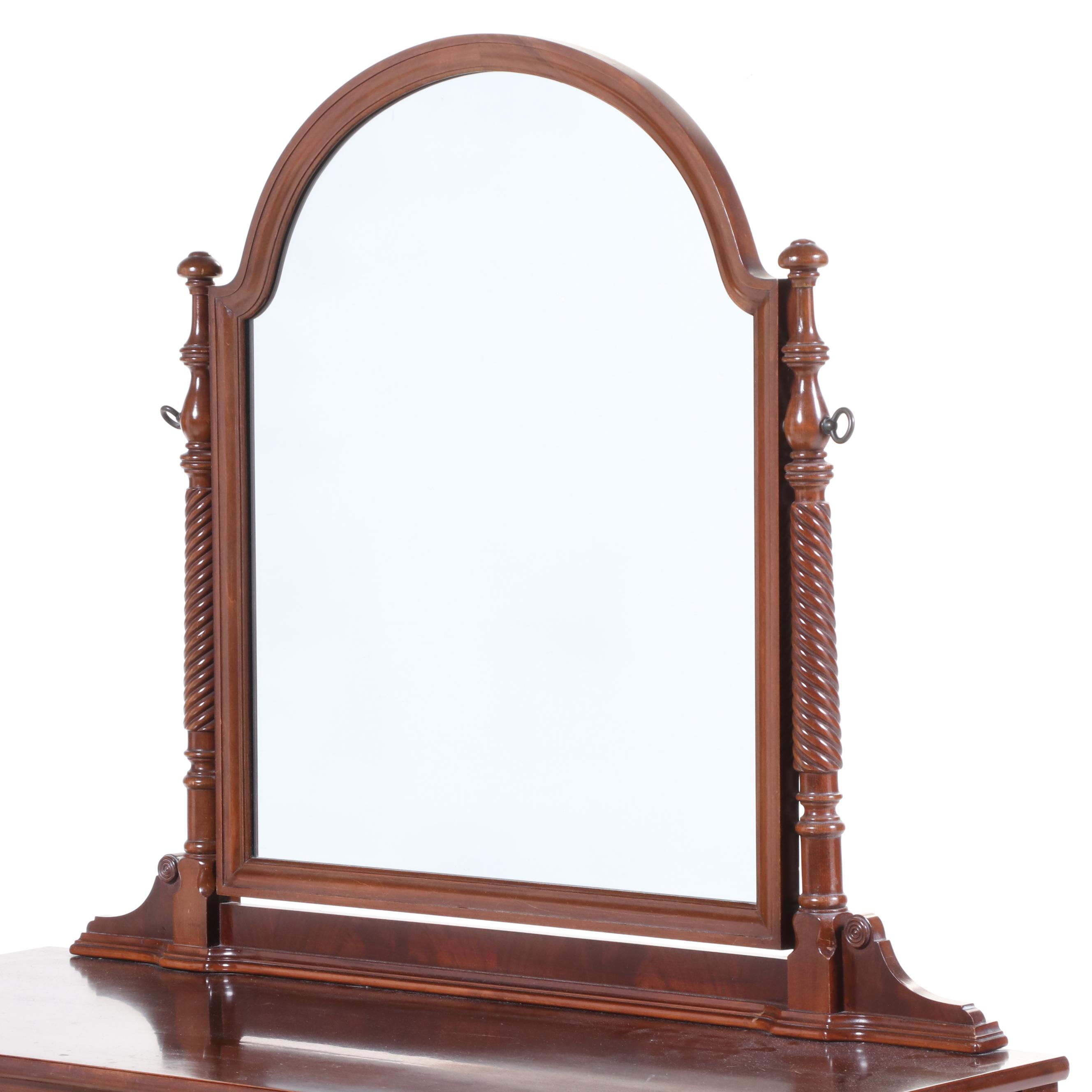 Thomasville Chair Company Classical Style Mahogany Vanity Table with Stool