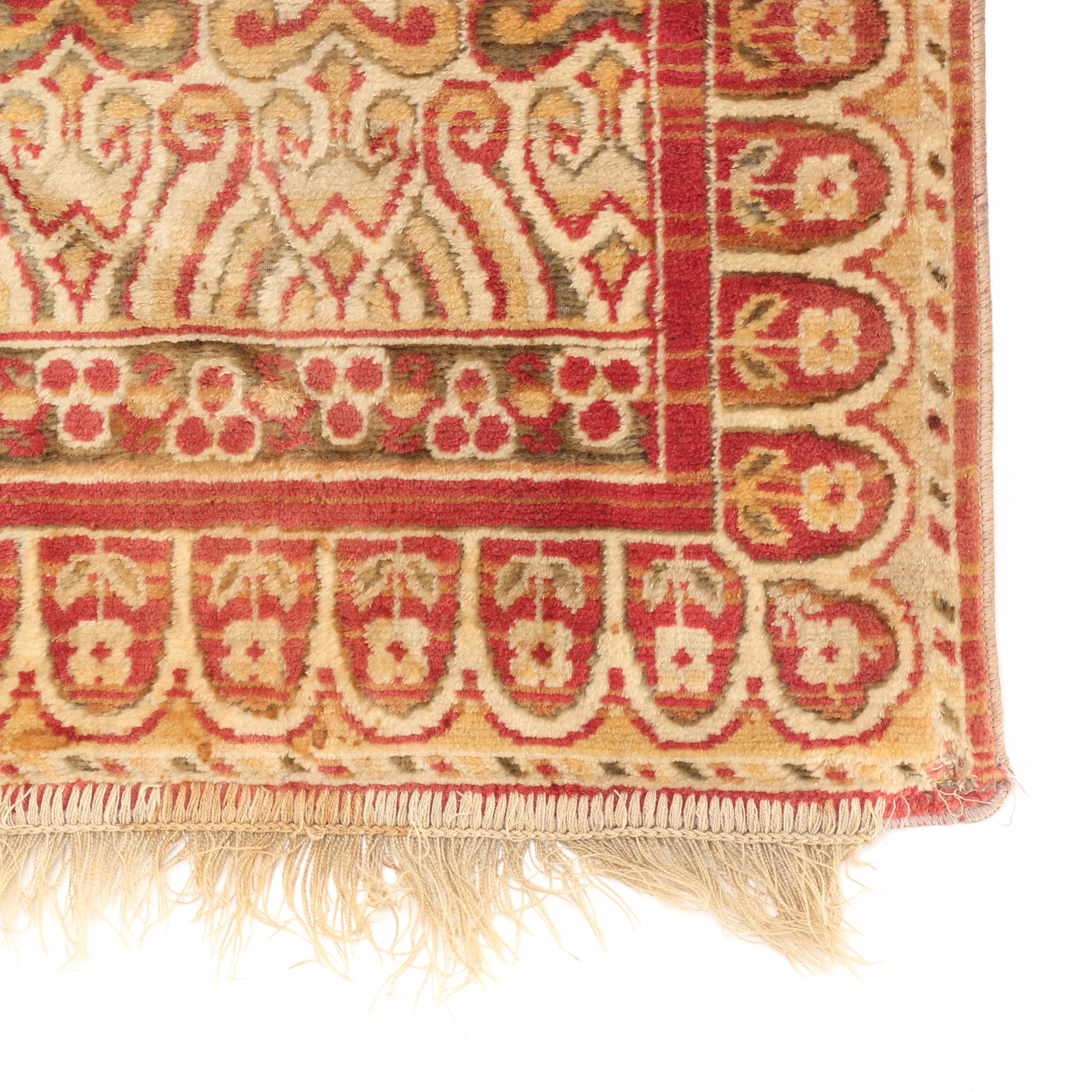 Persian Style Tapestry Panel With Hanging Hooks