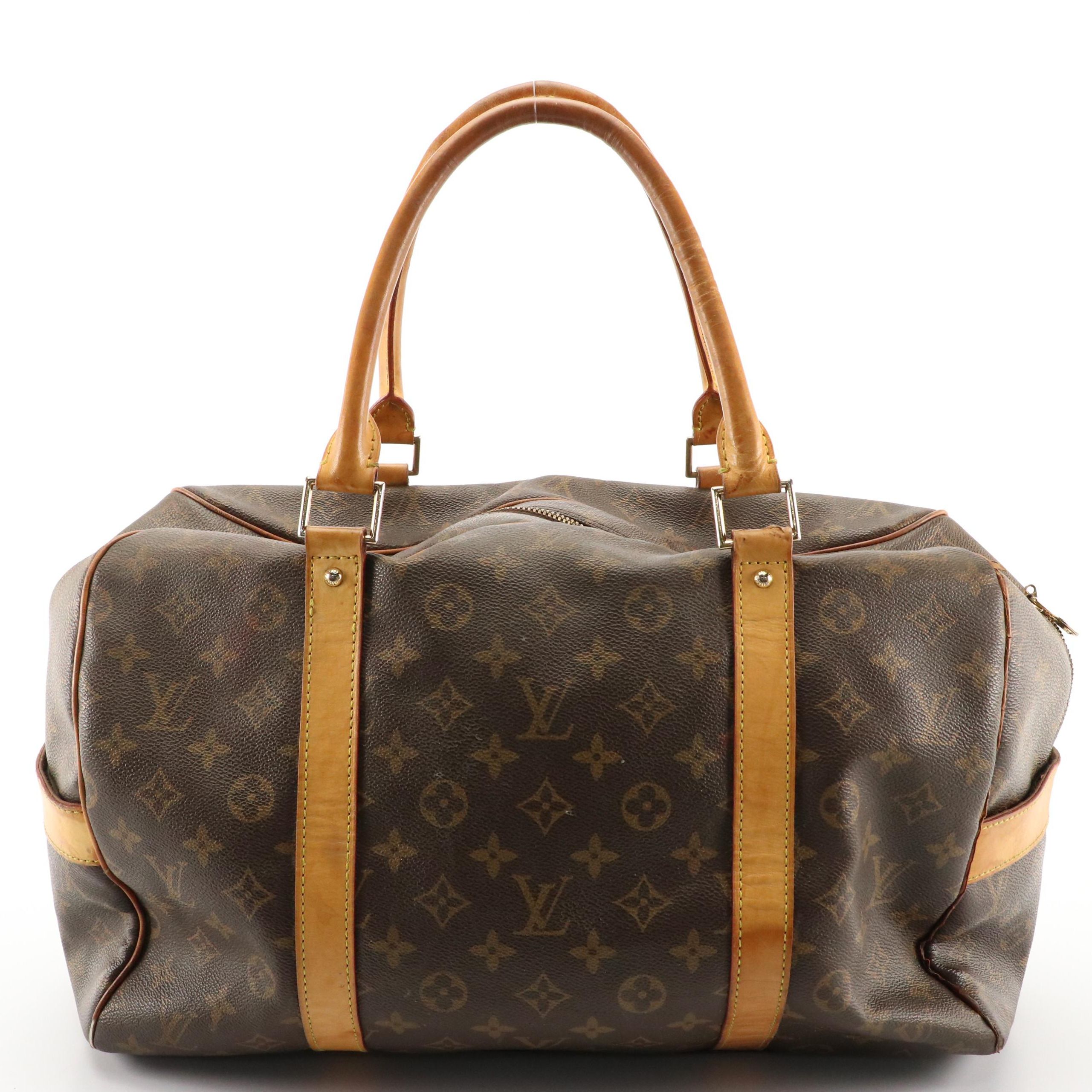 Louis Vuitton Carryall Weekender Bag in Monogram Canvas and Vachetta Leather