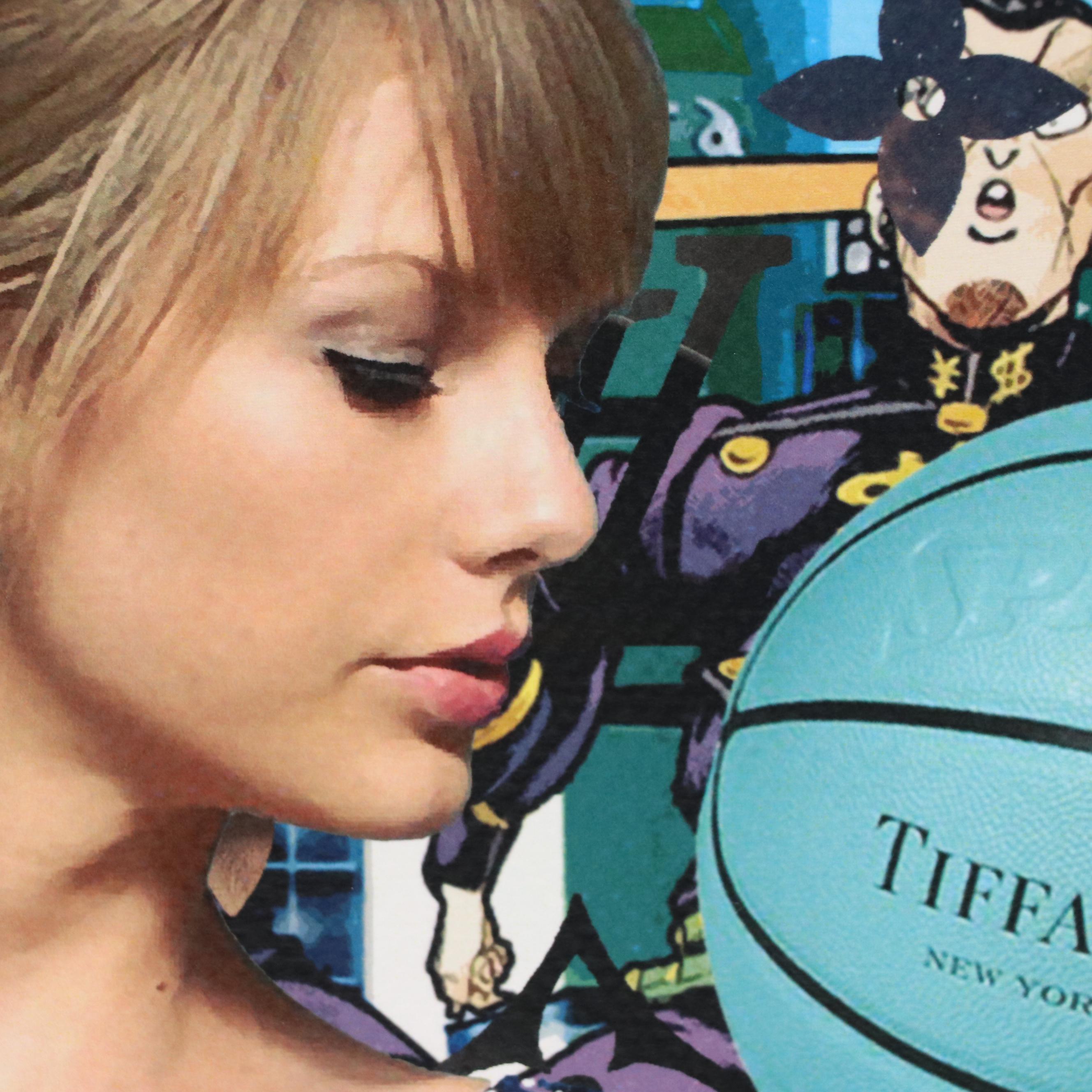 Death NYC Pop Art Graphic Print of Taylor Swift x Louis Vuitton, 2023