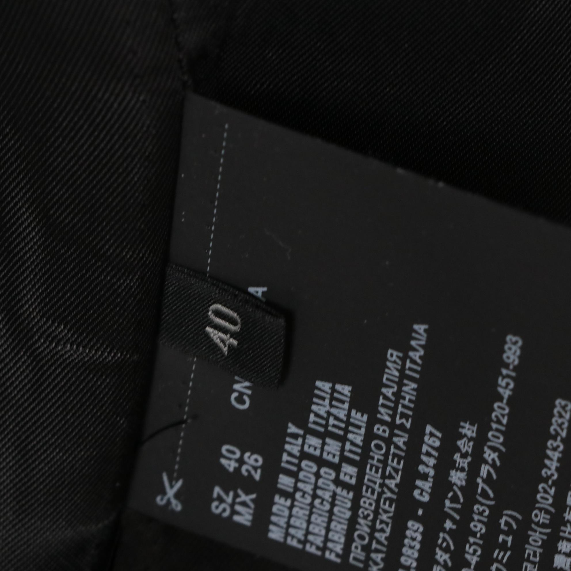 Prada Belted Wide Leg Pant Suit in Mohair/Wool Blend