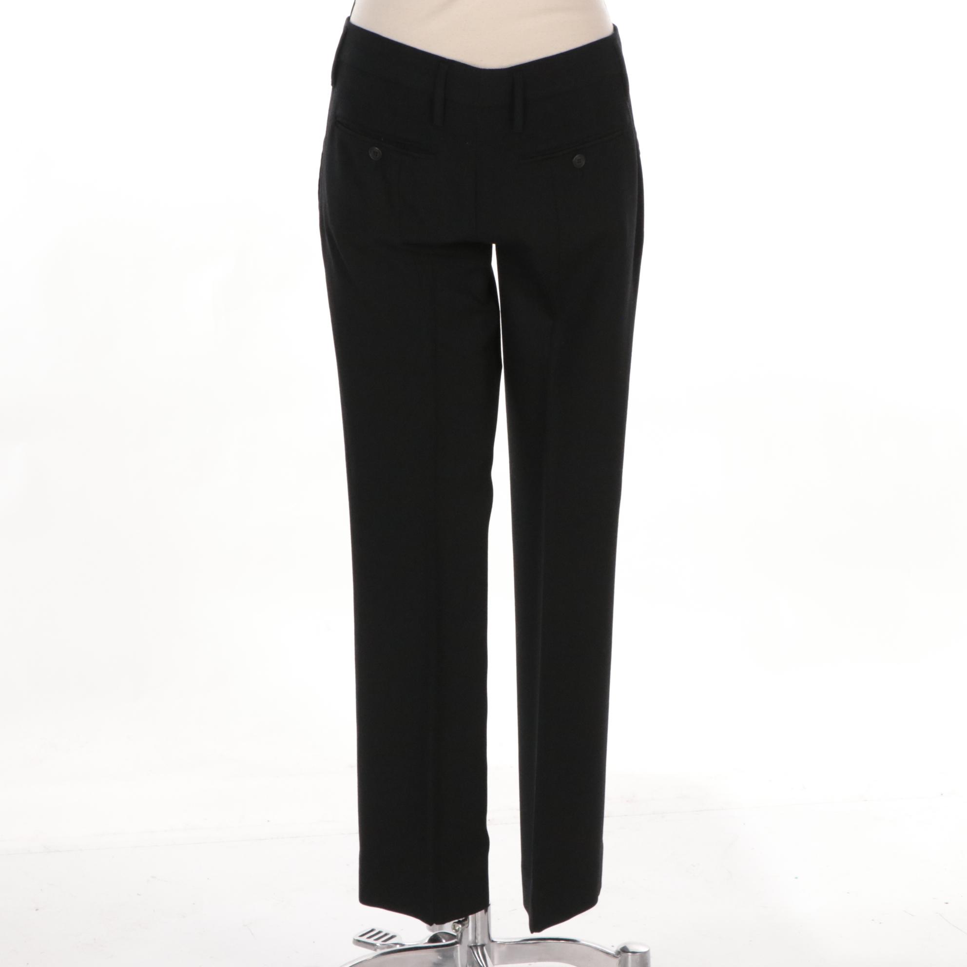 Prada Black Wool Trousers