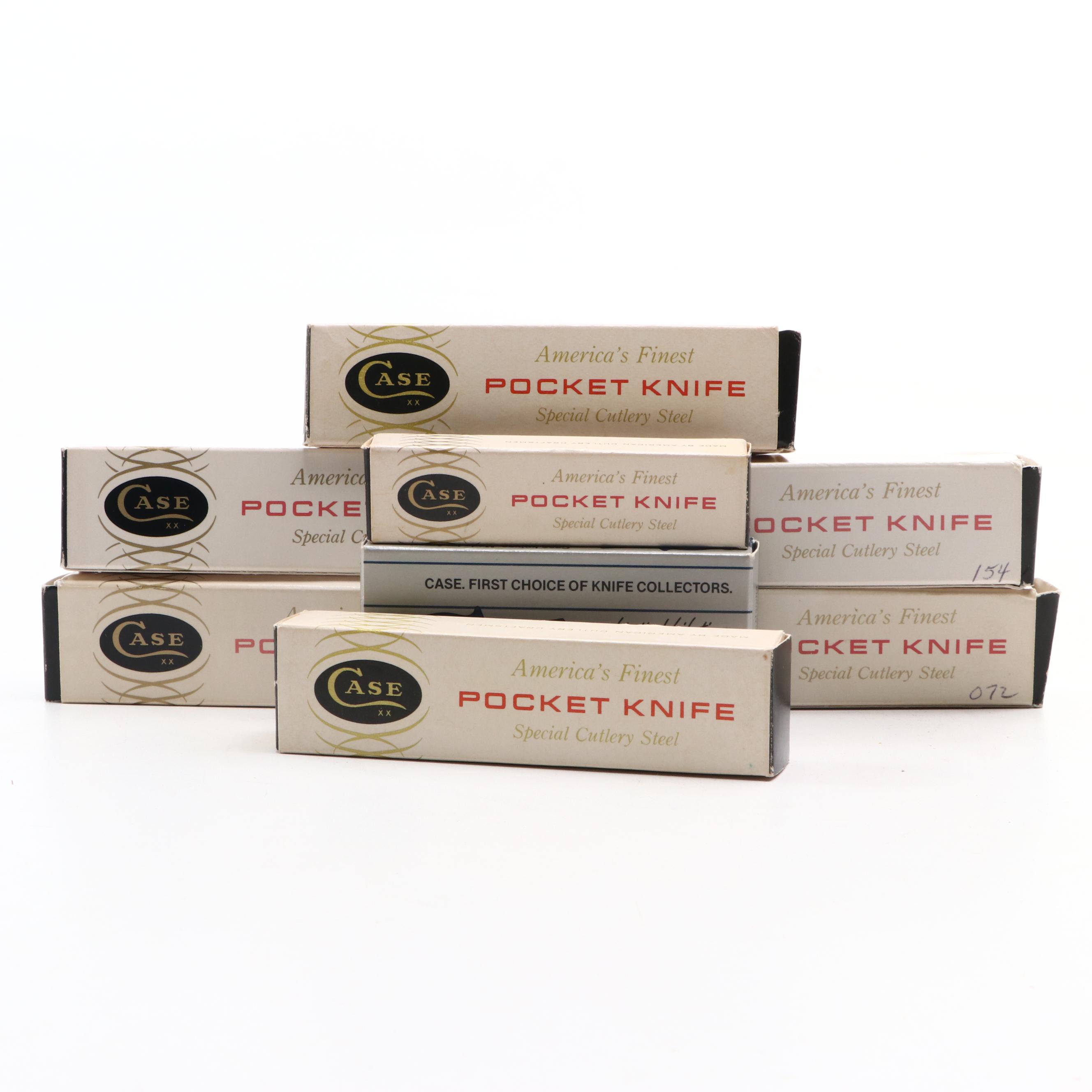 Case Folding Pocket Knives Assortment