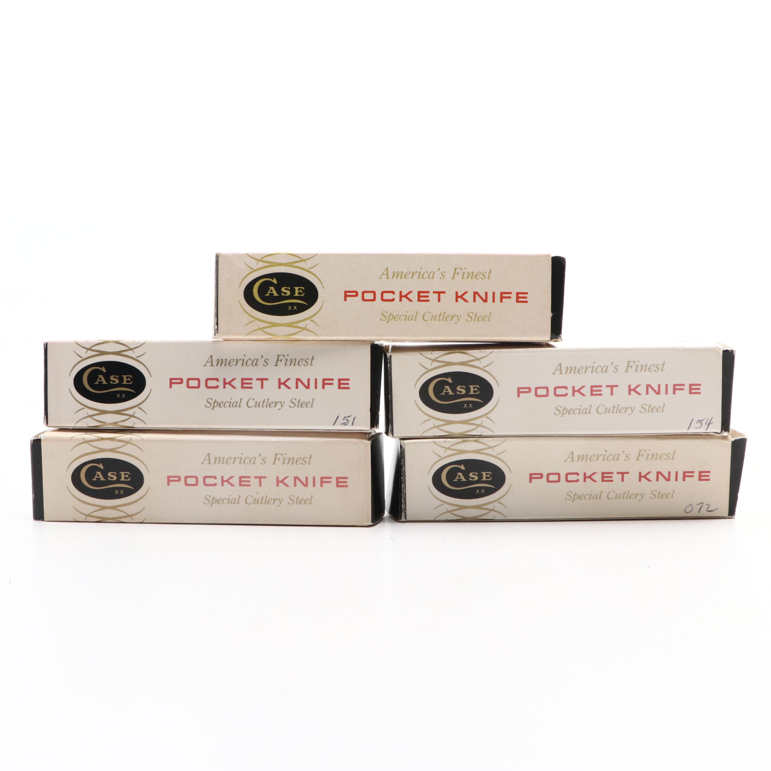 Case Folding Pocket Knives Assortment