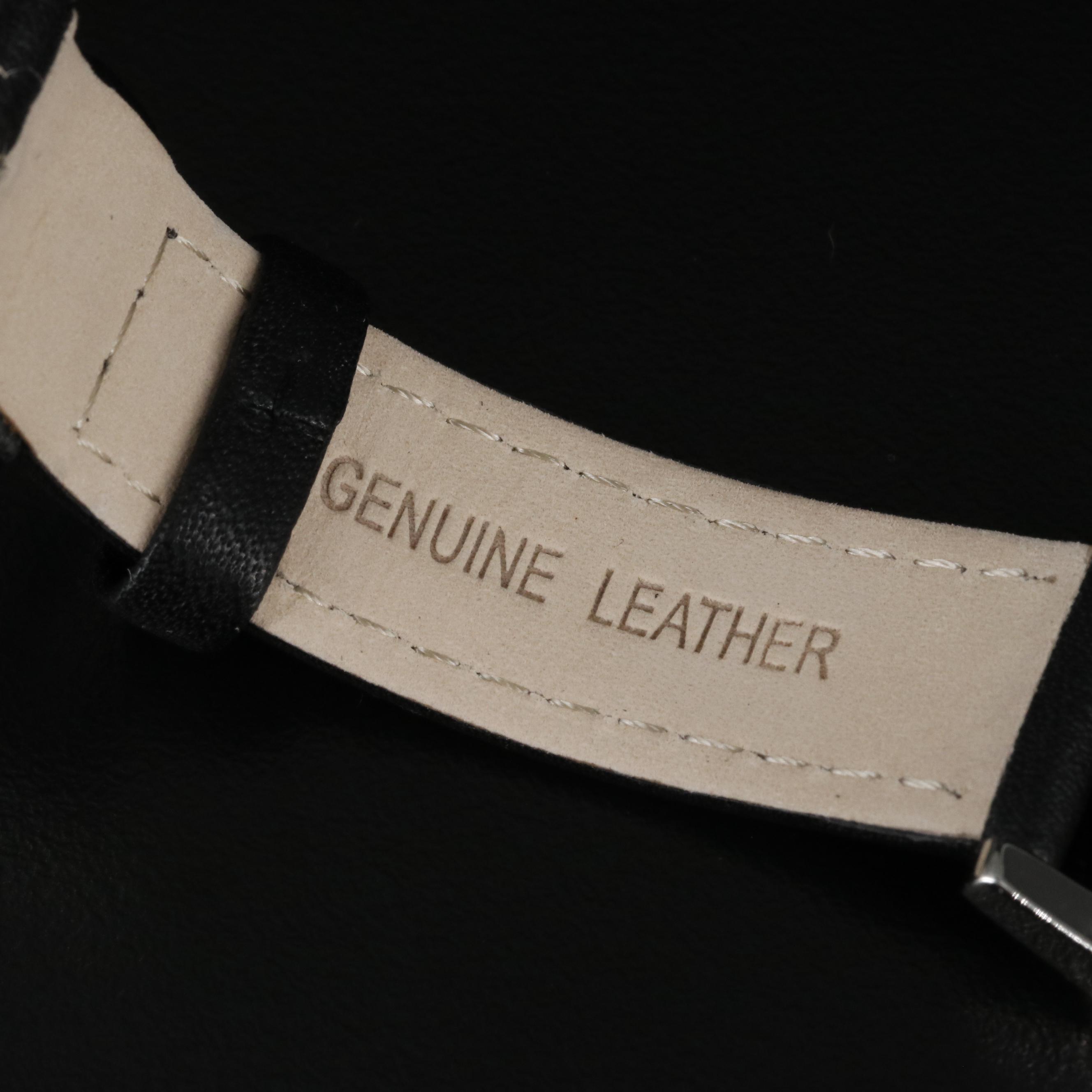 Nixon Kensington Black Leather Watch with Box