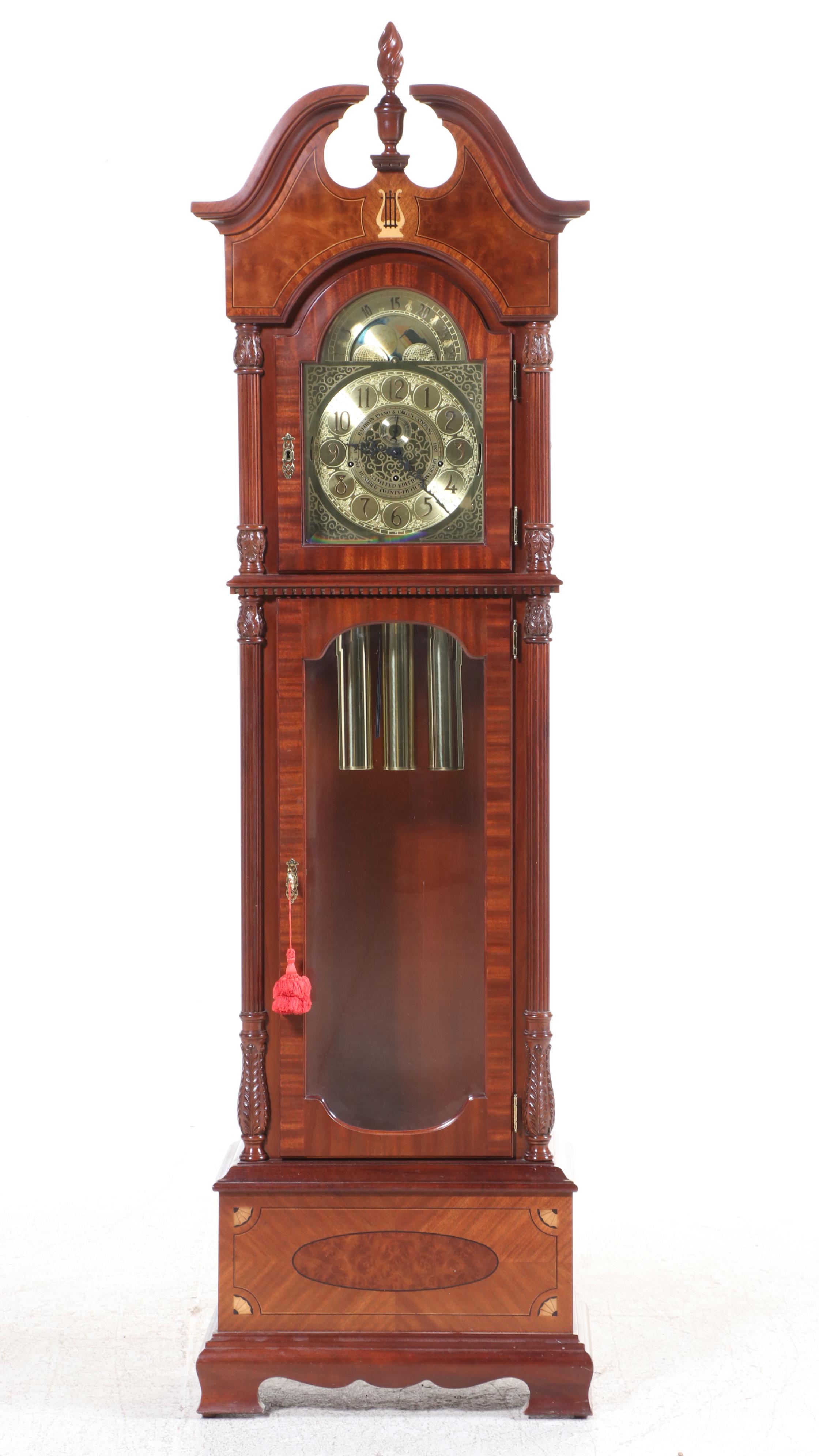 Baldwin Piano & Organ Co. 125th Anniversary Grandfather Clock