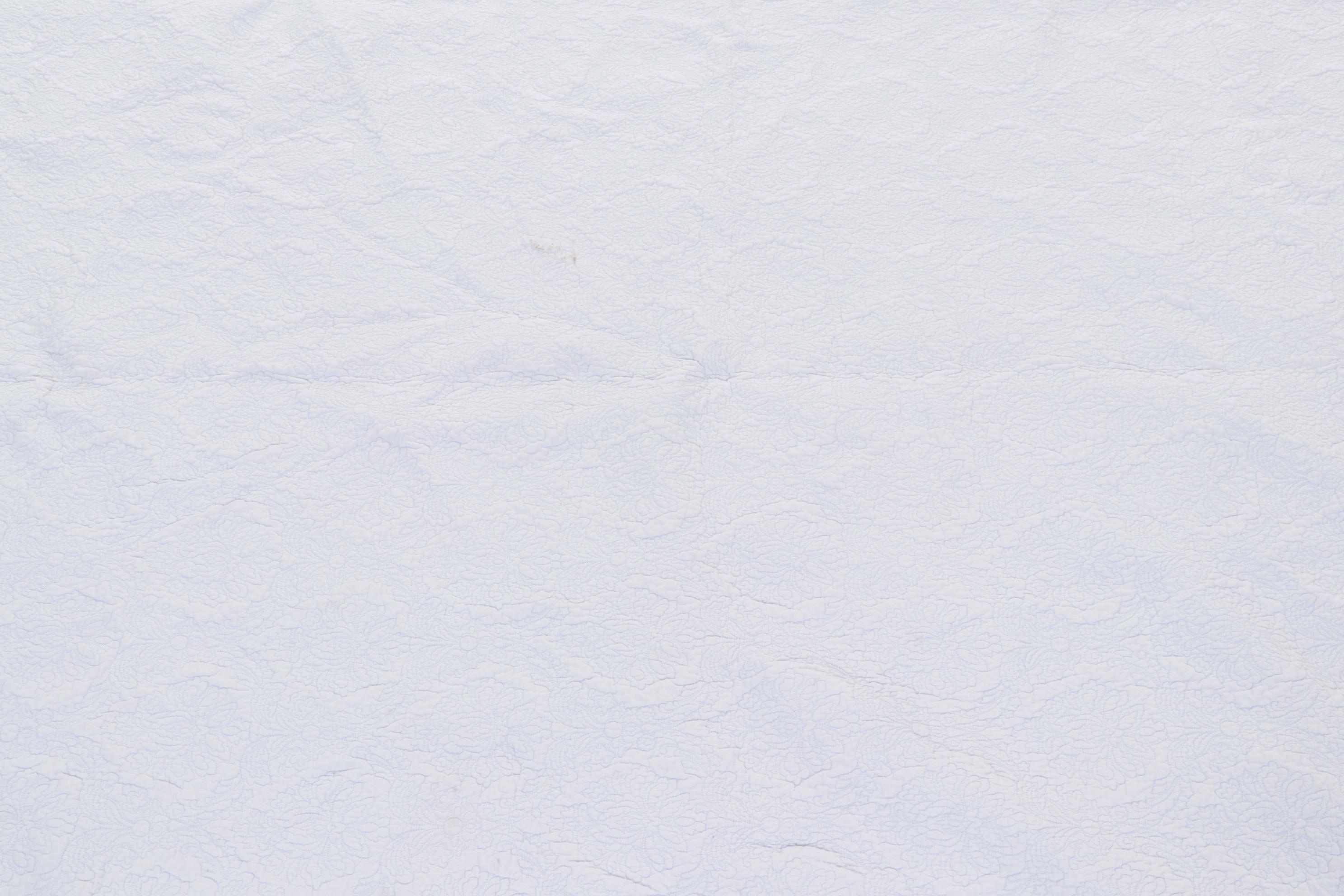 Martha Stewart Stitched Cotton and Other White Matelassé Coverlets