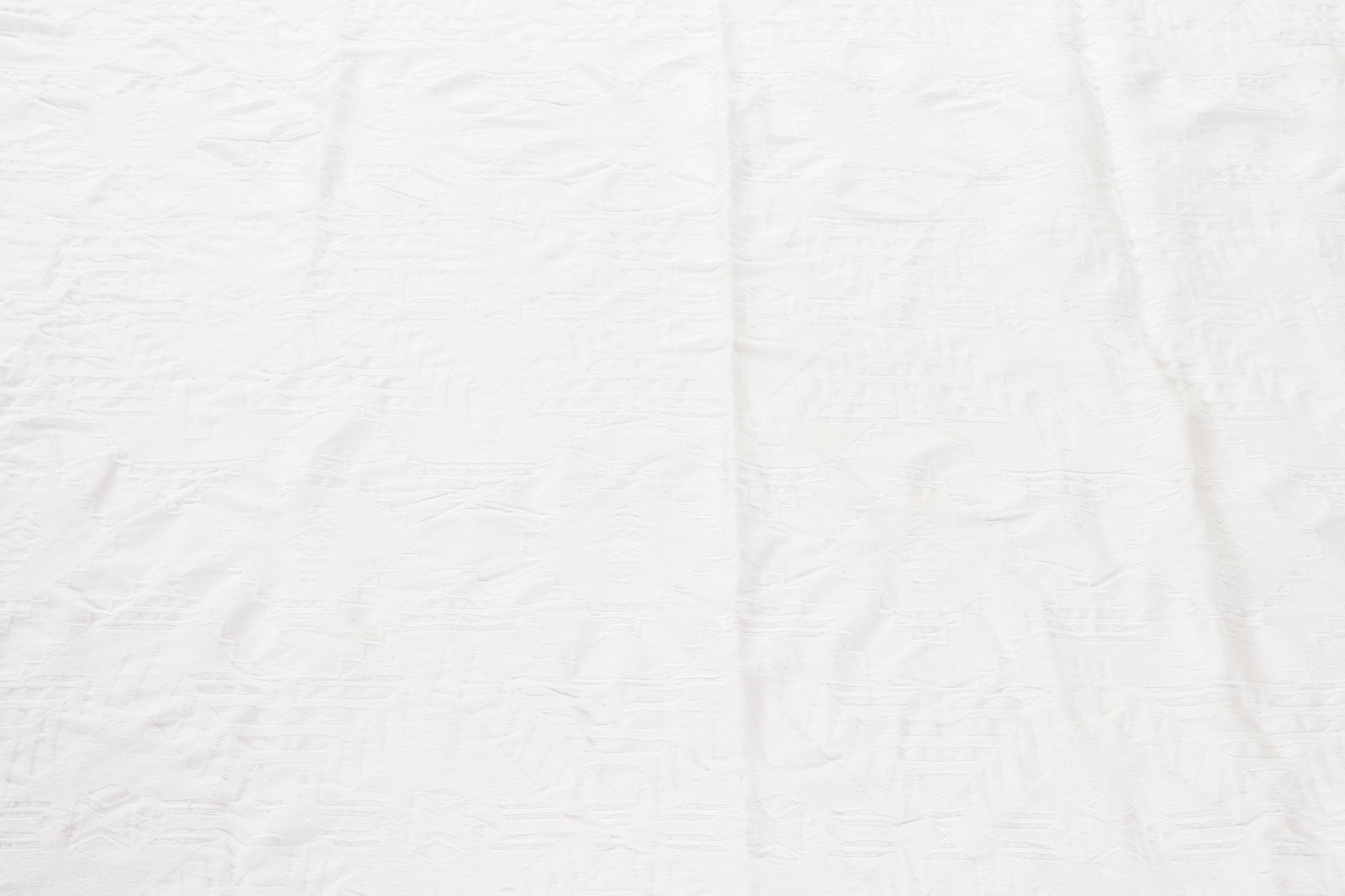 Martha Stewart Stitched Cotton and Other White Matelassé Coverlets