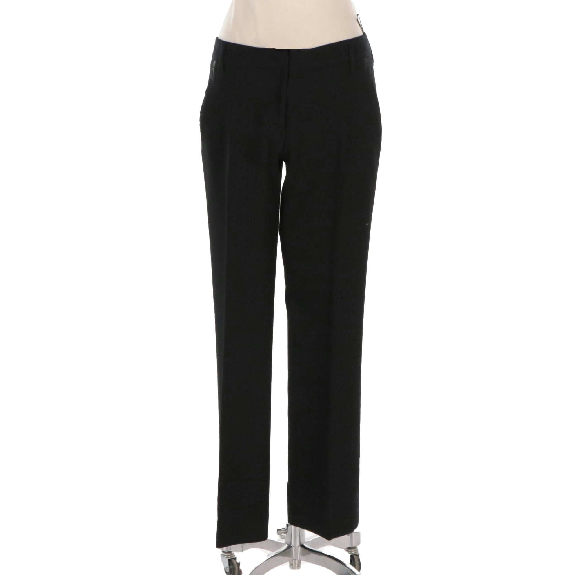 Prada Black Wool Trousers