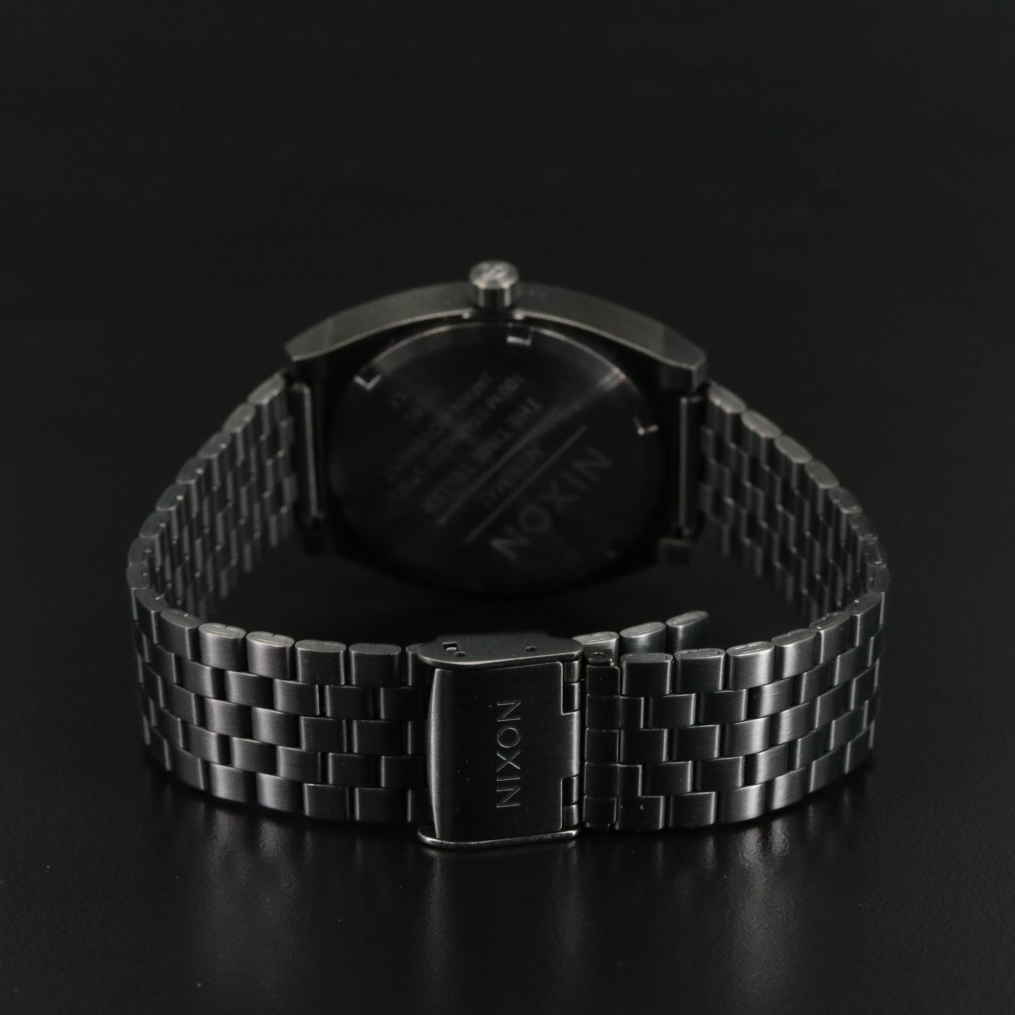 Nixon Time Teller Stainless Steel Watch with Box