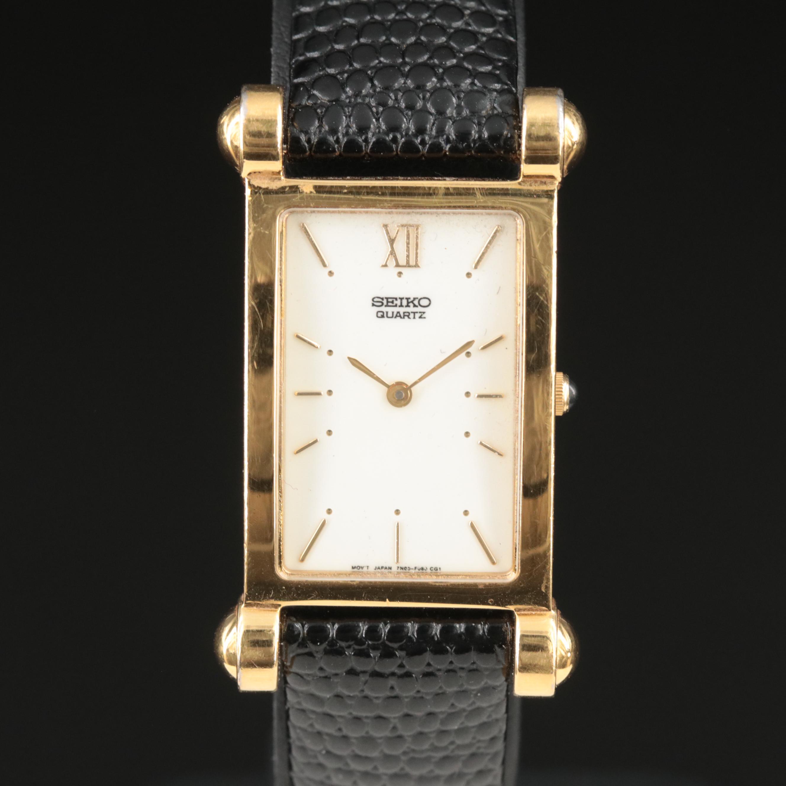 Seiko Gold-Tone Quartz Watch