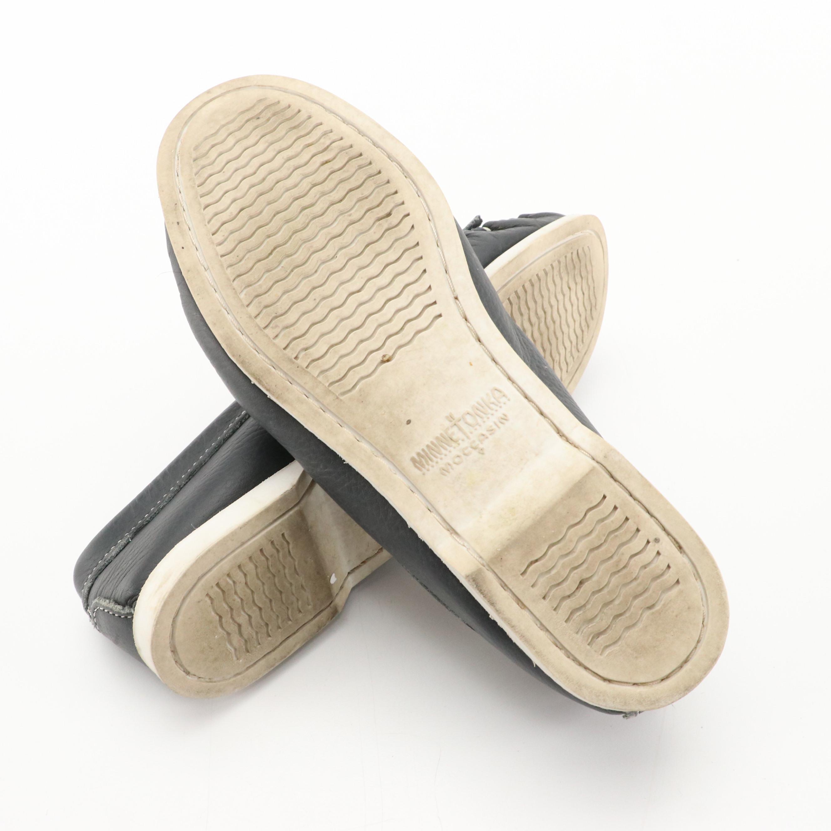 Tory Burch Hank Court Sneakers and Minnetonka Beaded Thunderbird Moccasins