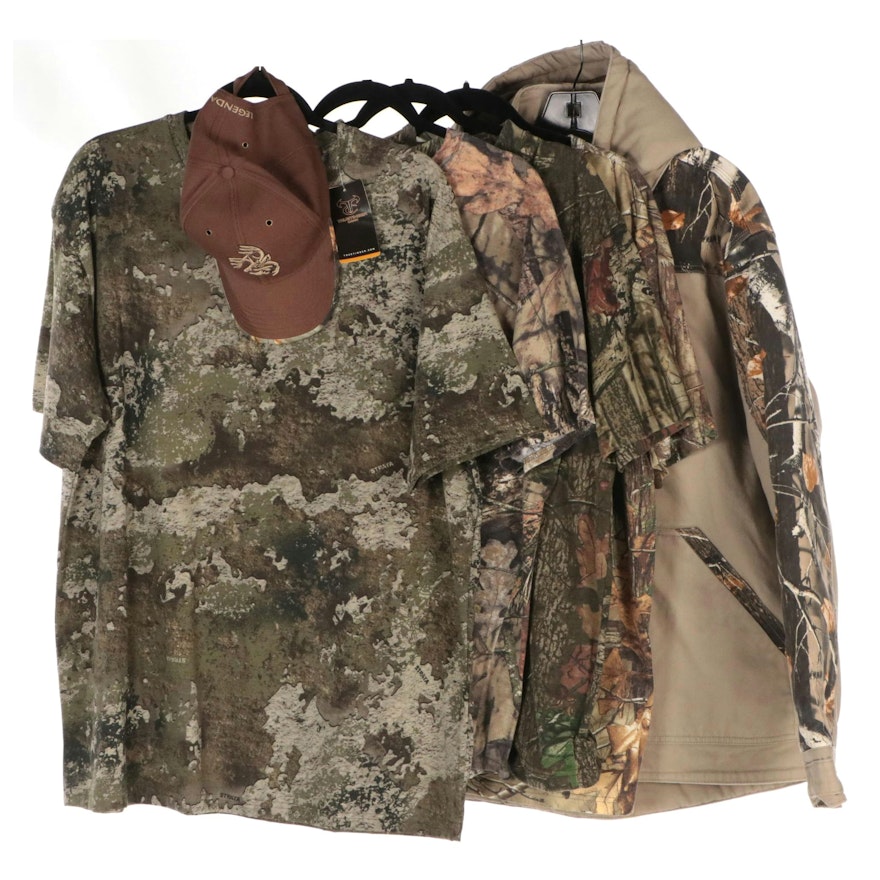 Men's Legendary Whitetails Hooded Jacket and Cap with Red Head, Other T- Shirts