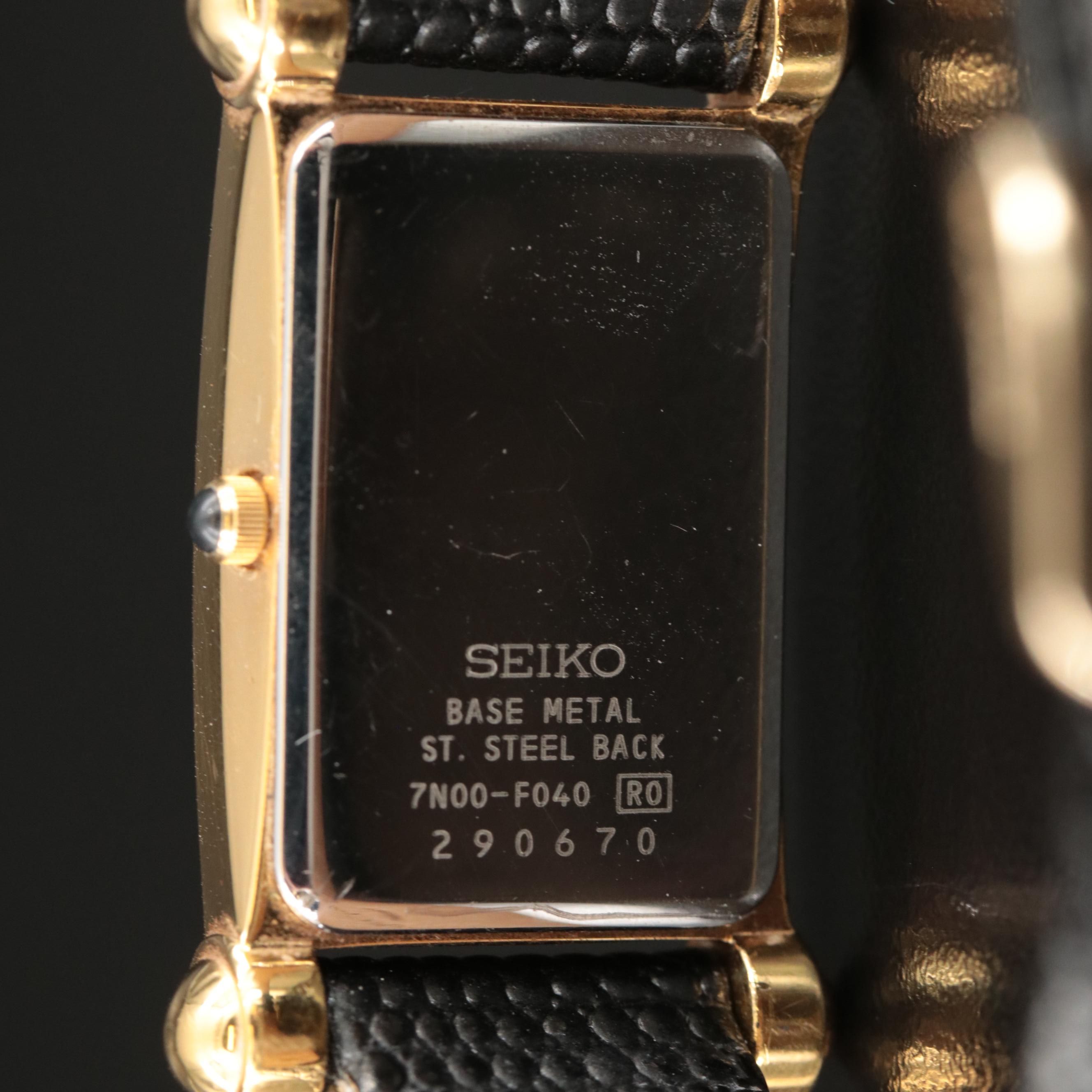 Seiko Gold-Tone Quartz Watch