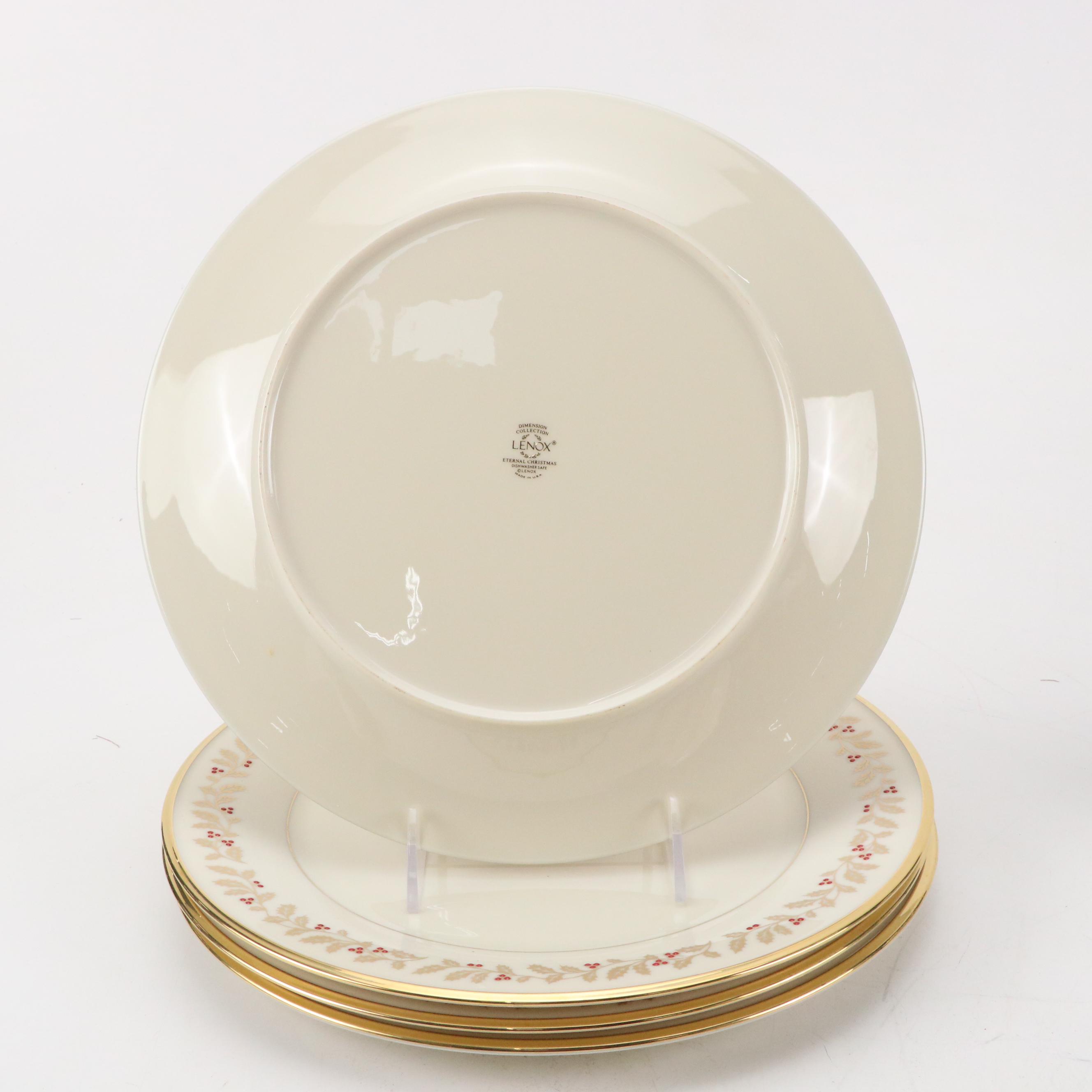 Lenox "Eternal Christmas" Porcelain Dinnerware with More Table Setting Pieces