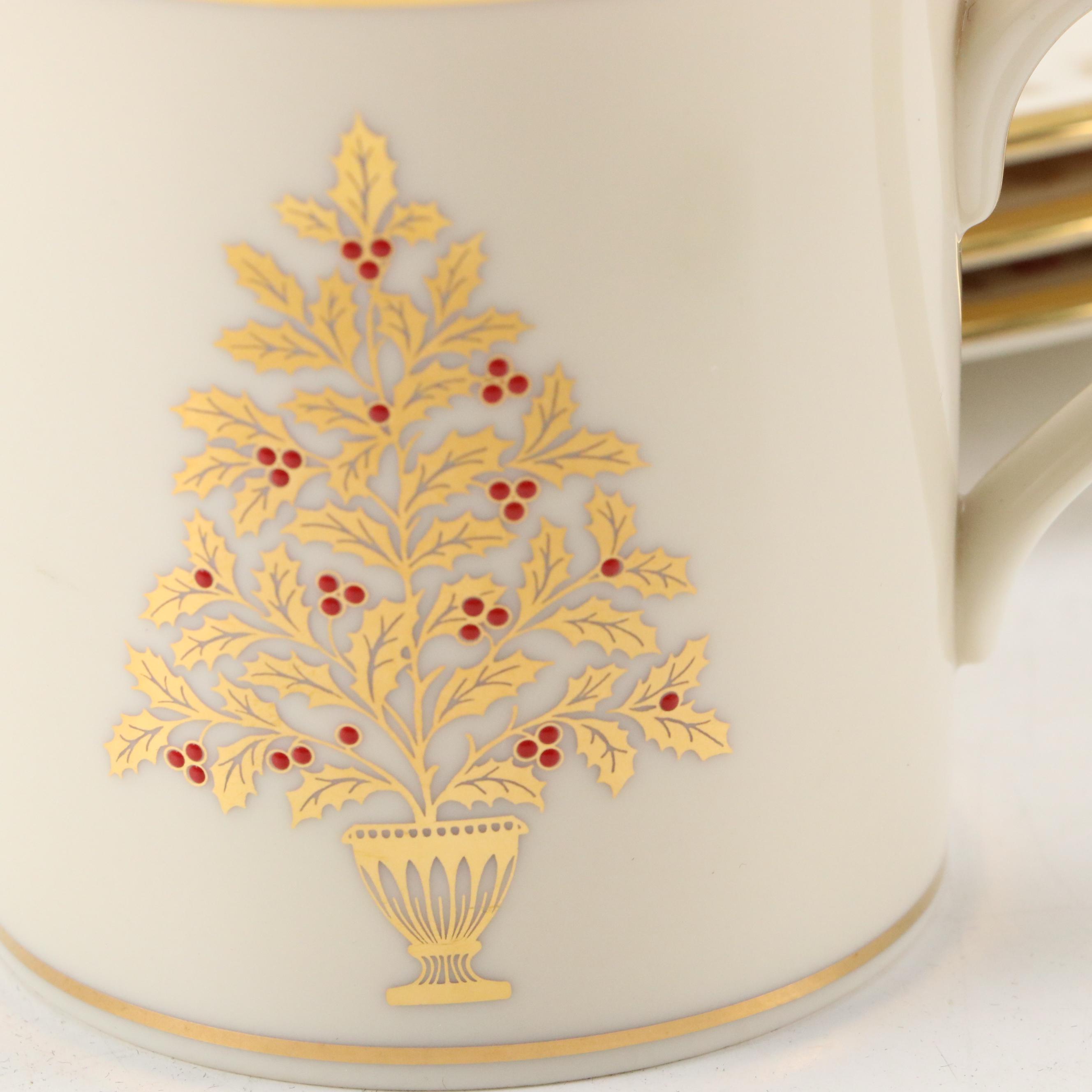 Lenox "Eternal Christmas" Porcelain Dinnerware with More Table Setting Pieces