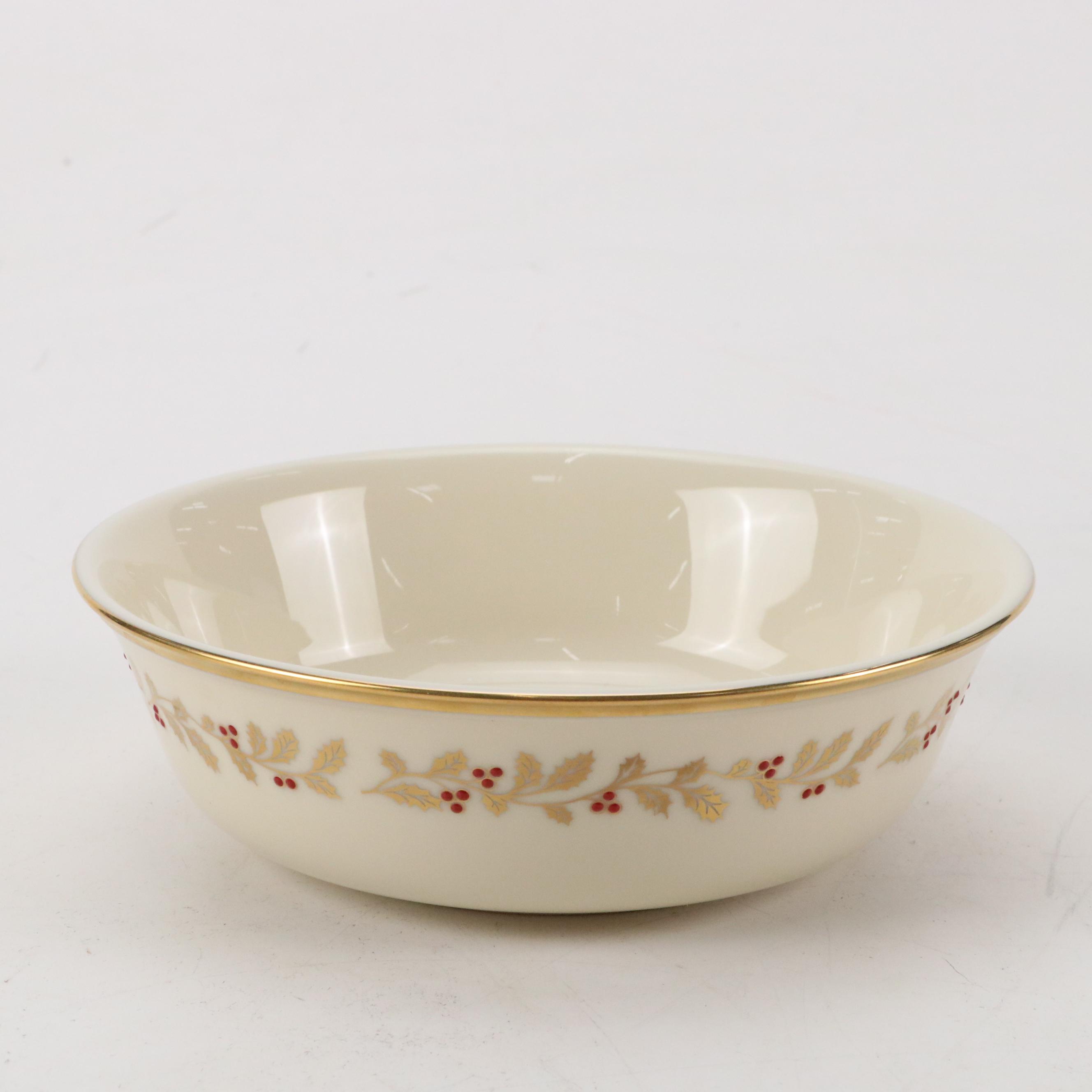 Lenox "Eternal Christmas" Porcelain Dinnerware with More Table Setting Pieces