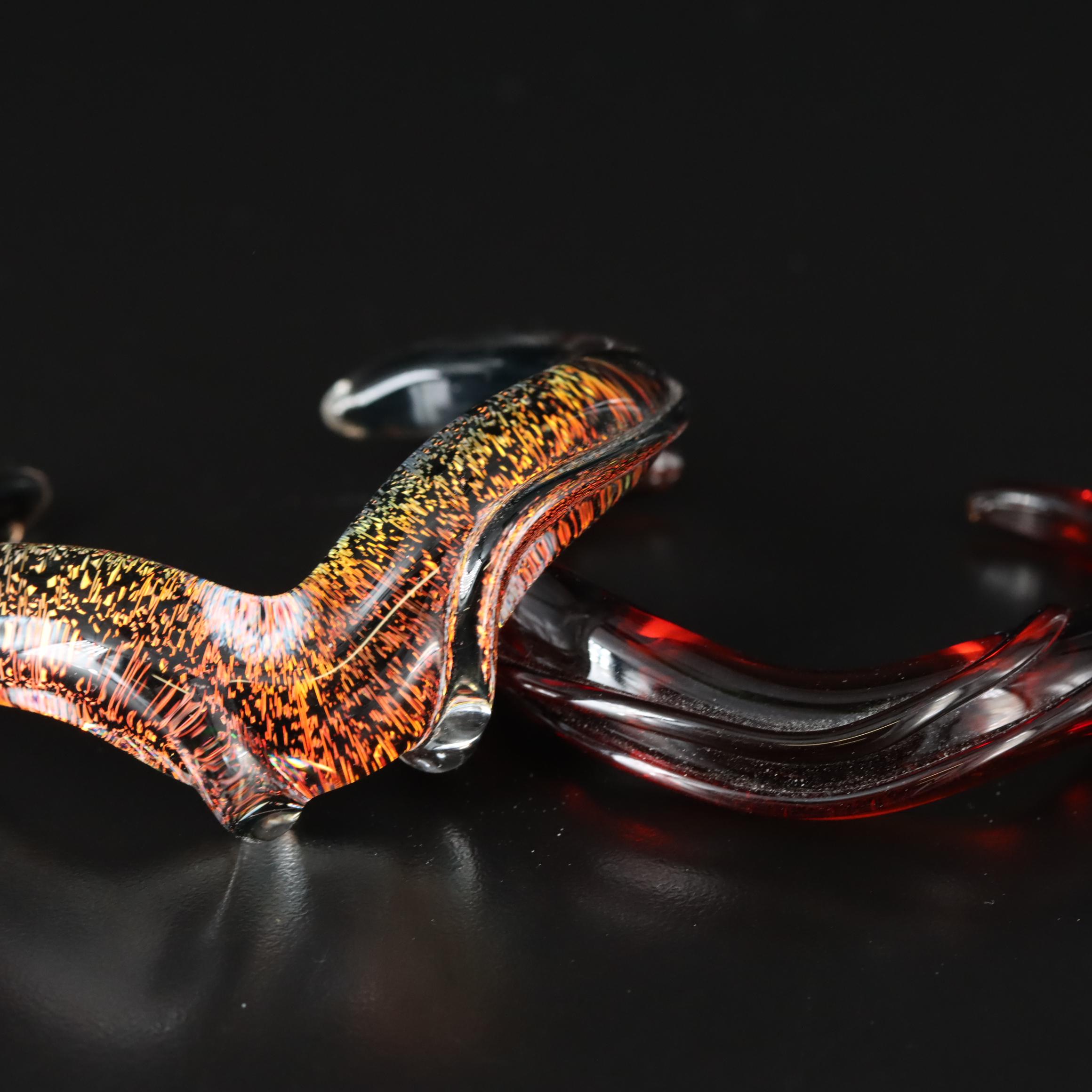 Art Glass Cuff Bracelet Collection