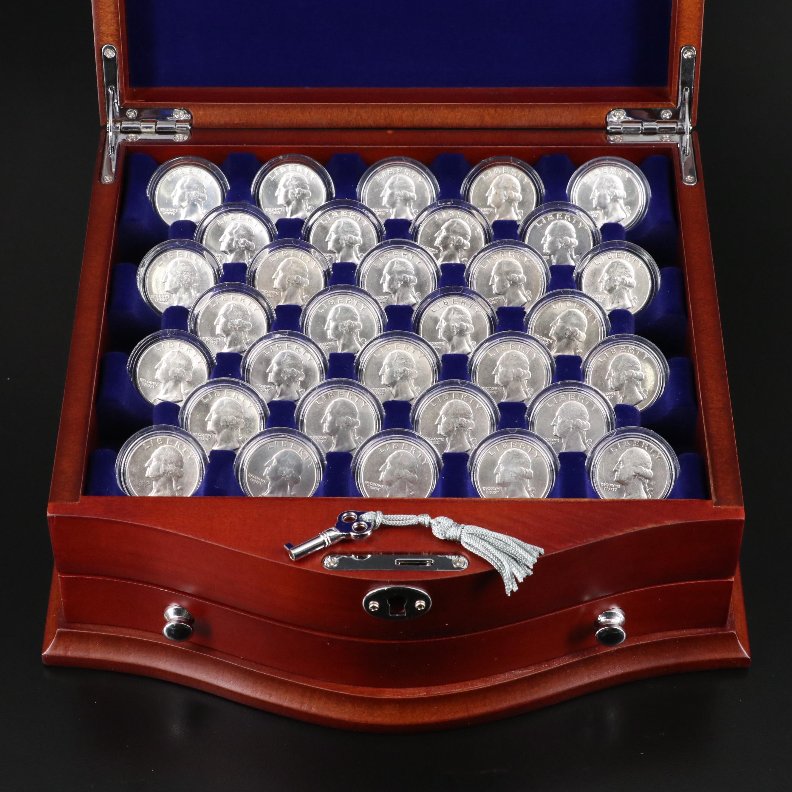 Complete Date Set of Silver Washington Quarters 1932-1964