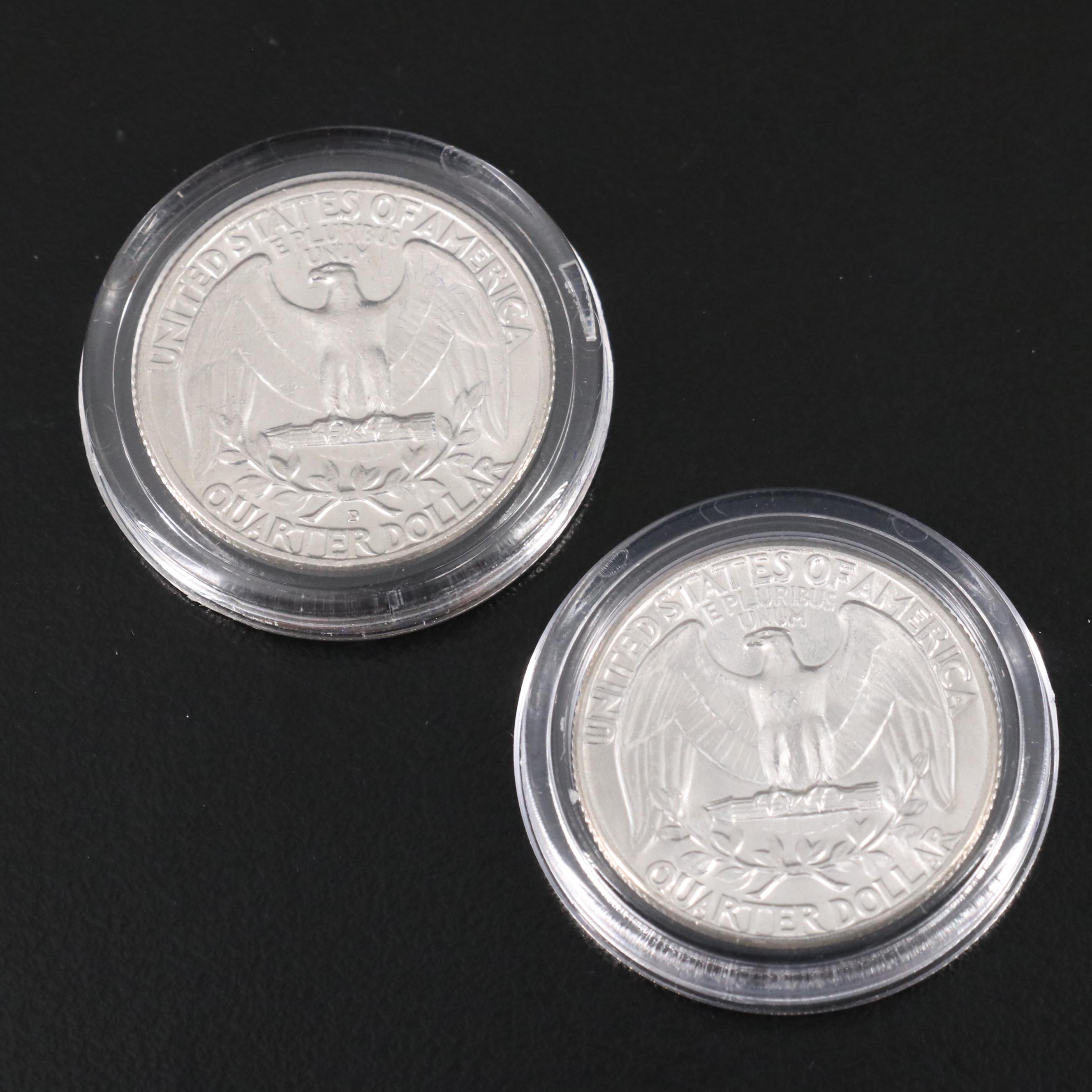 Complete Date Set of Silver Washington Quarters 1932-1964