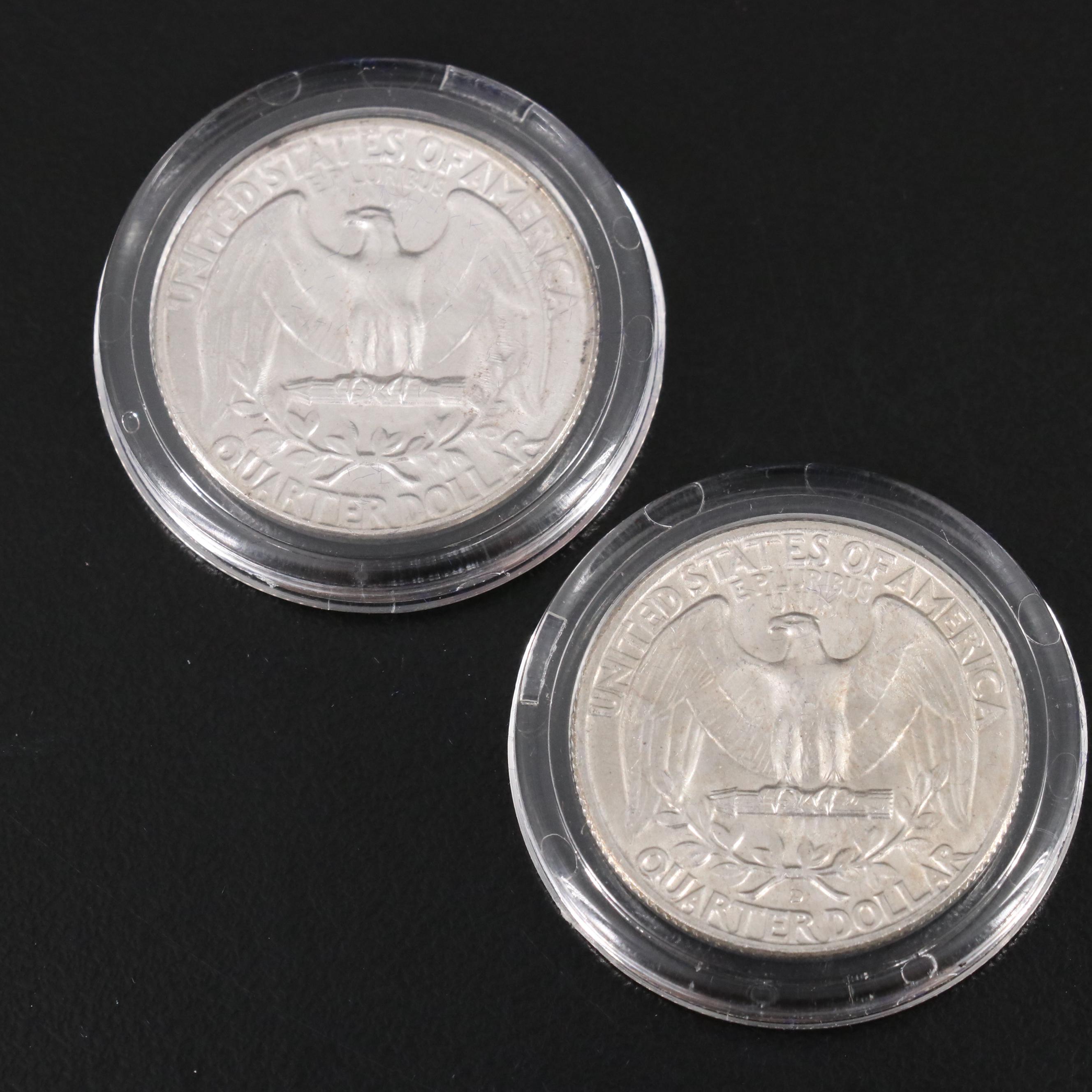 Complete Date Set of Silver Washington Quarters 1932-1964