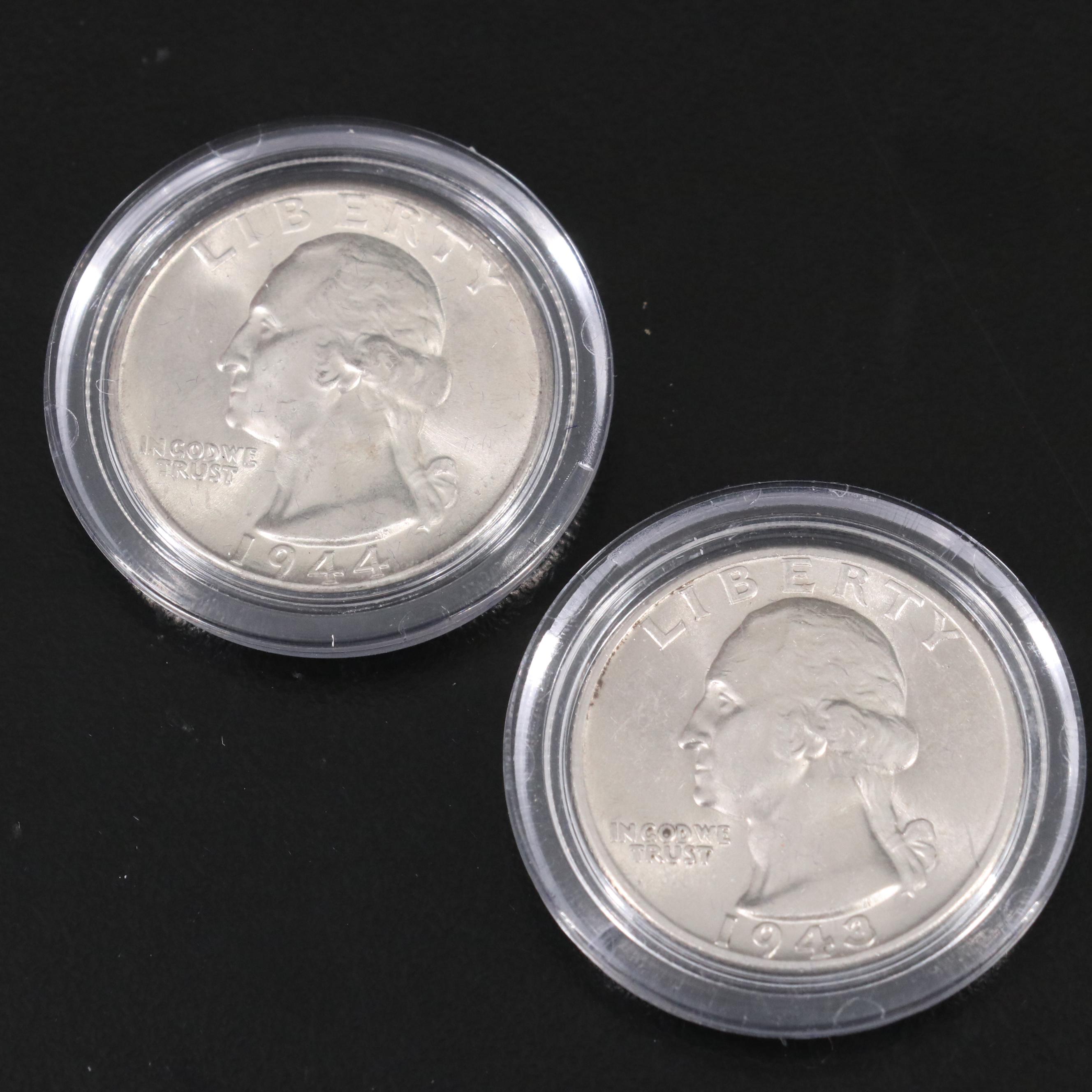 Complete Date Set of Silver Washington Quarters 1932-1964