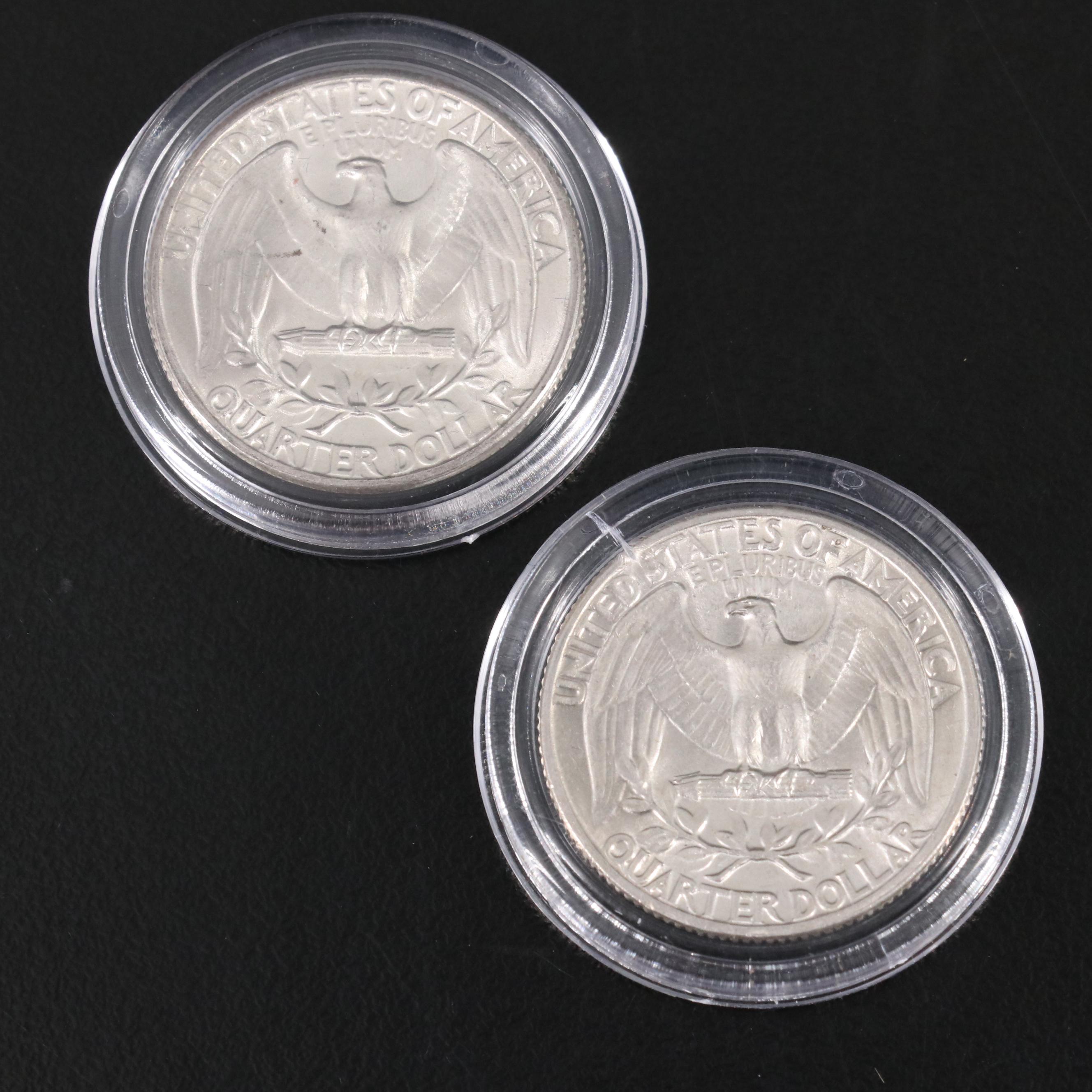 Complete Date Set of Silver Washington Quarters 1932-1964