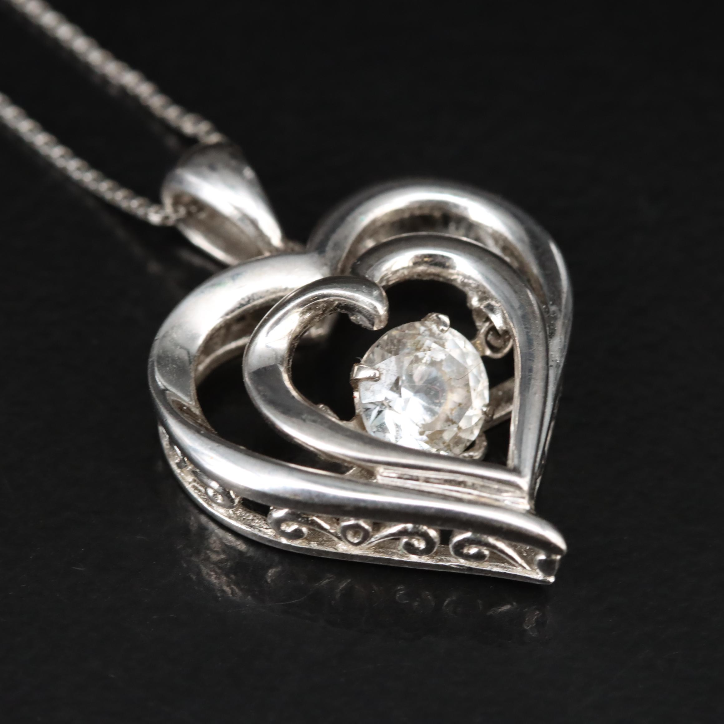 Sterling Jewelry Including Tiger's Eye and White Sapphire