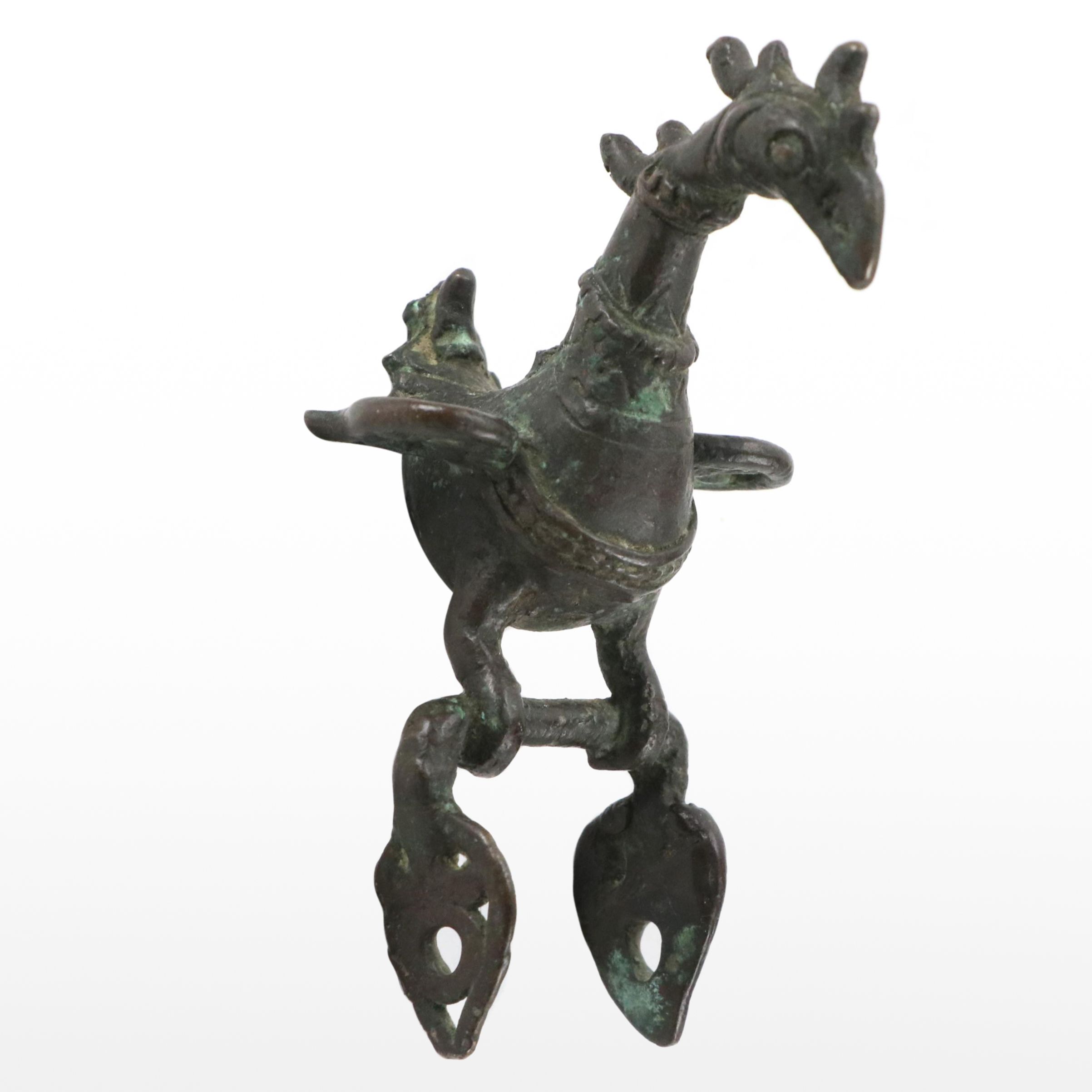Indian "Temple Toy" Copper-Alloy Bird Figure