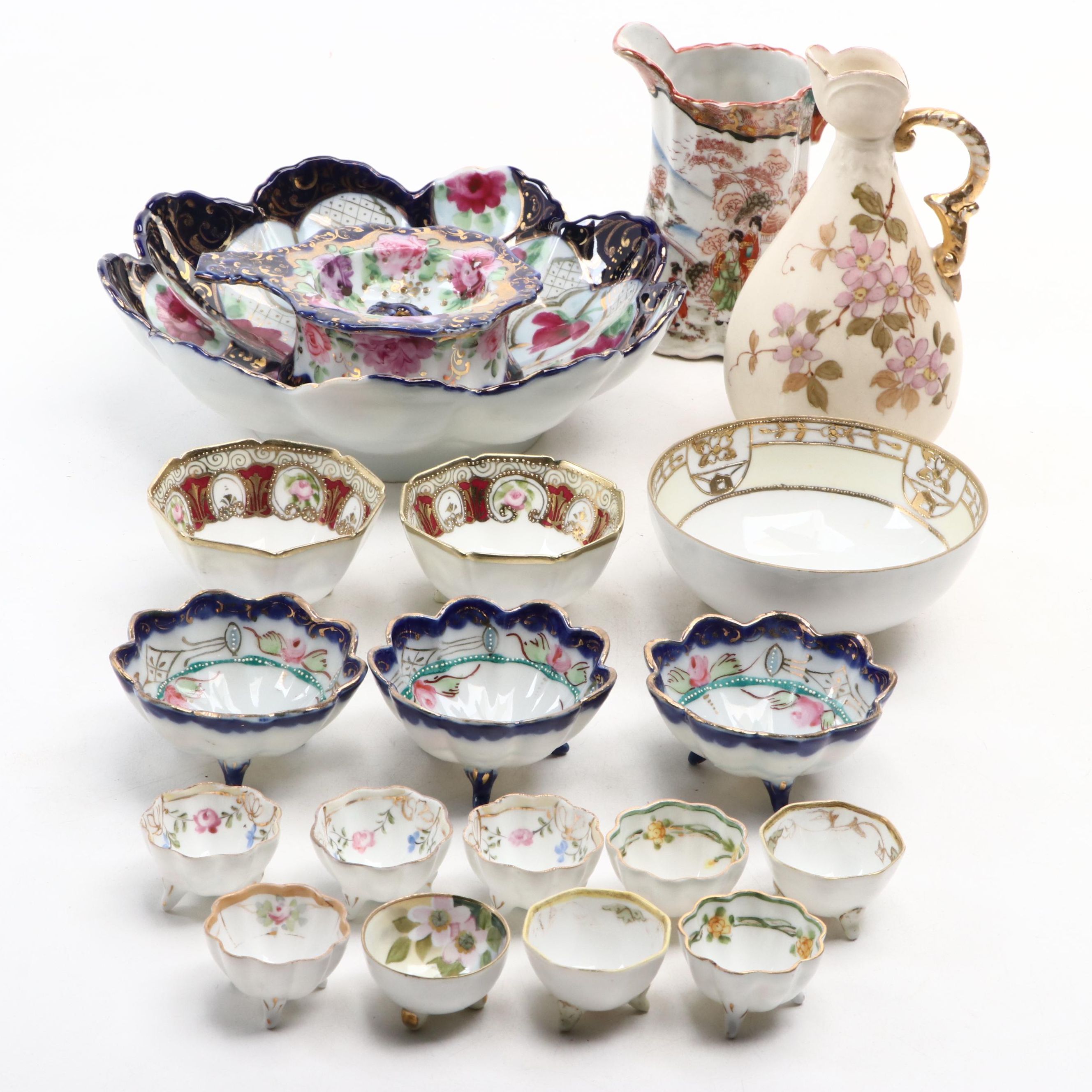 Morimura Brothers Nippon Hand-Painted Porcelain Bowls and More