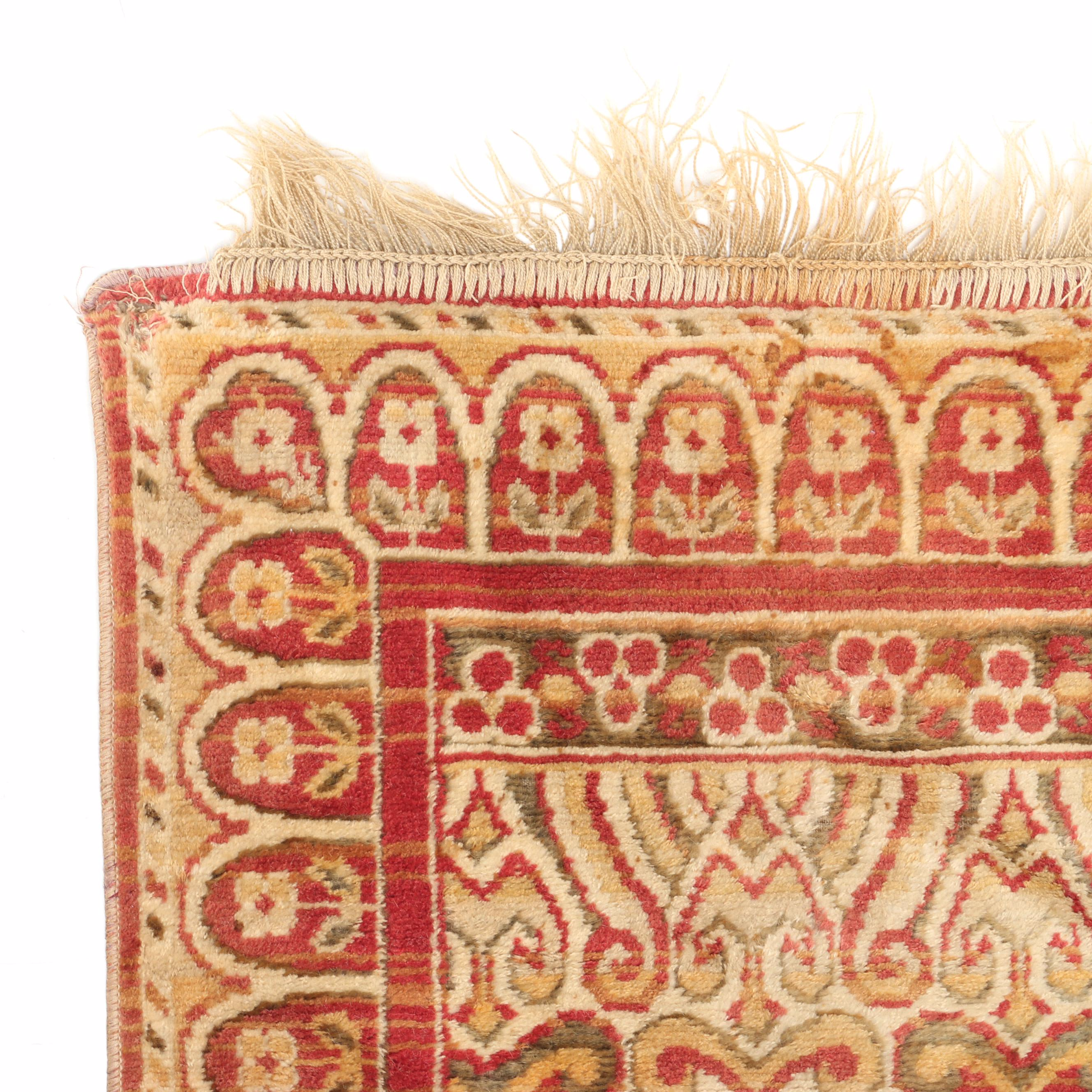 Persian Style Tapestry Panel With Hanging Hooks