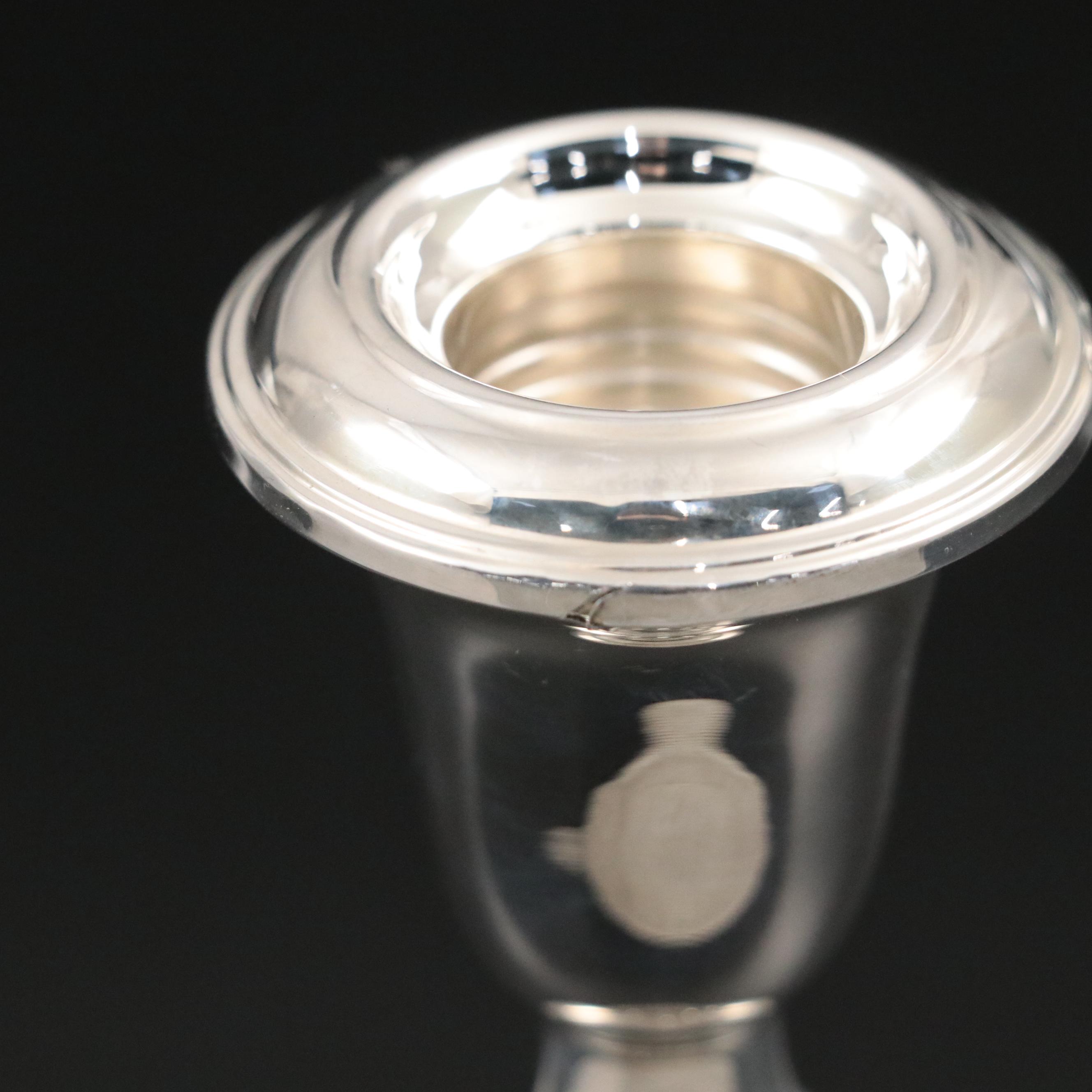 Pairs of Towle and Empire Weighted Sterling Silver Candlesticks