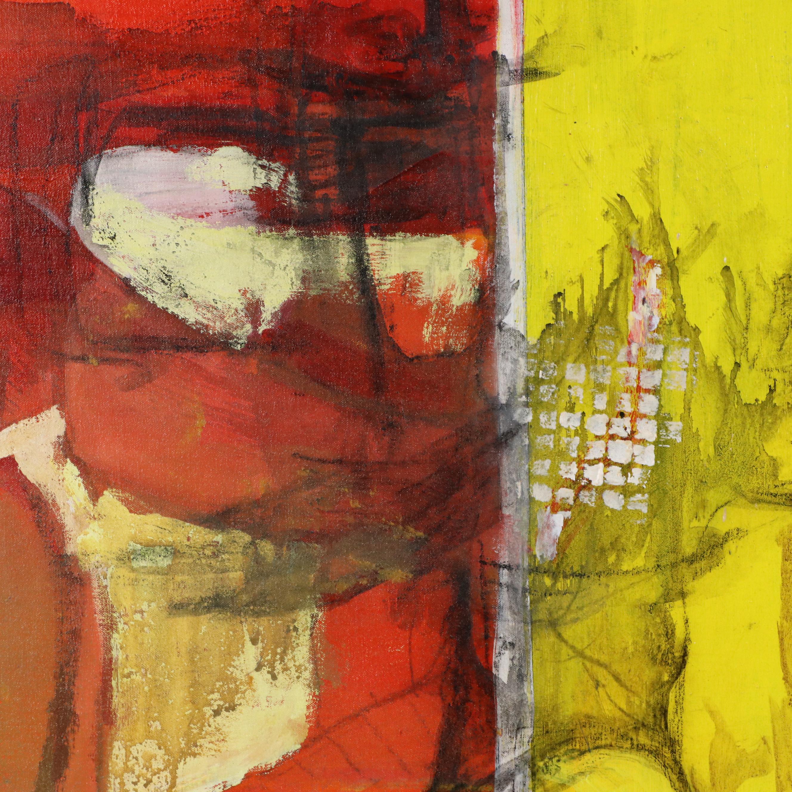 Marcy Brower Acrylic Painting "Green Line," 2005