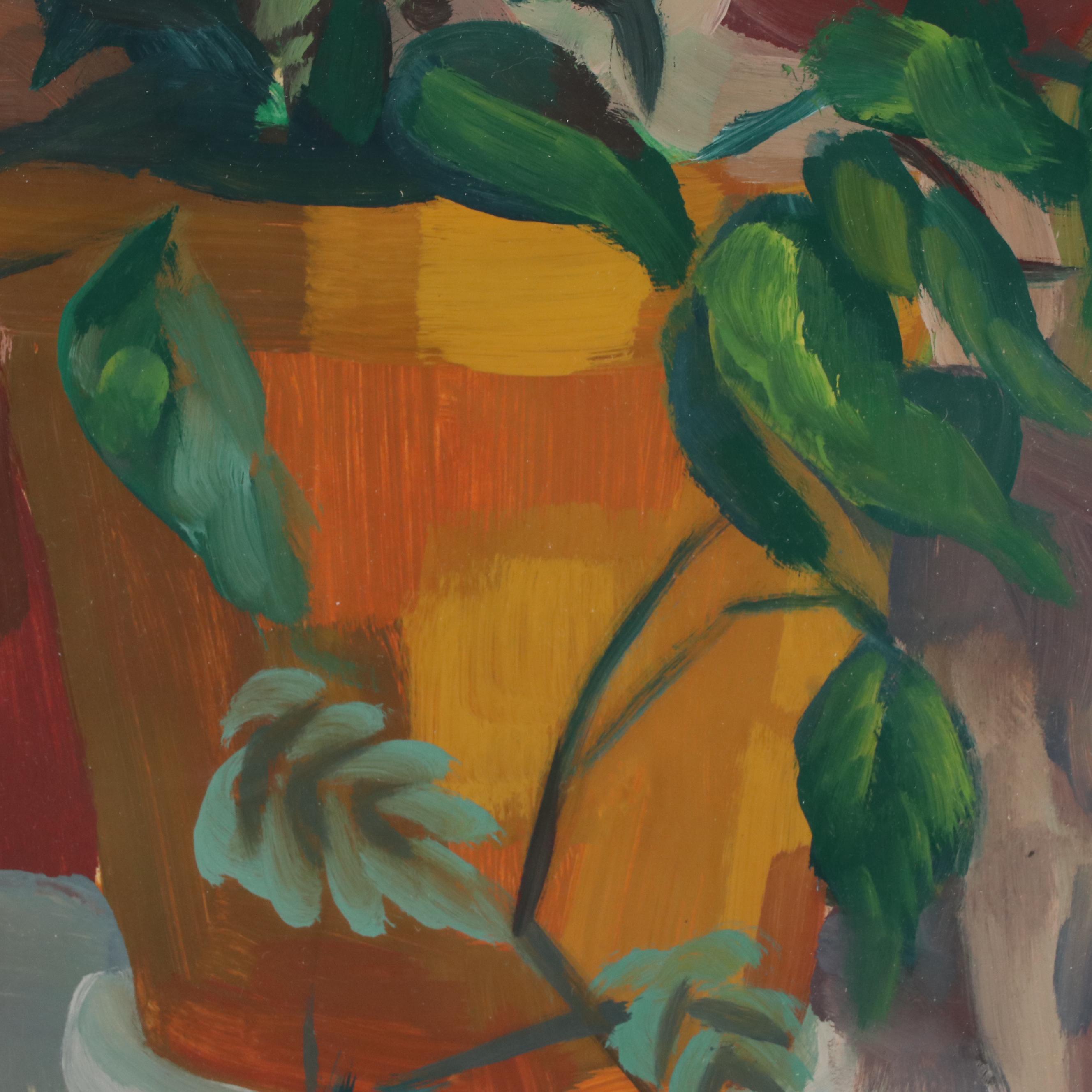 Walter Stomps Oil Figure Painting of Reclining Nude