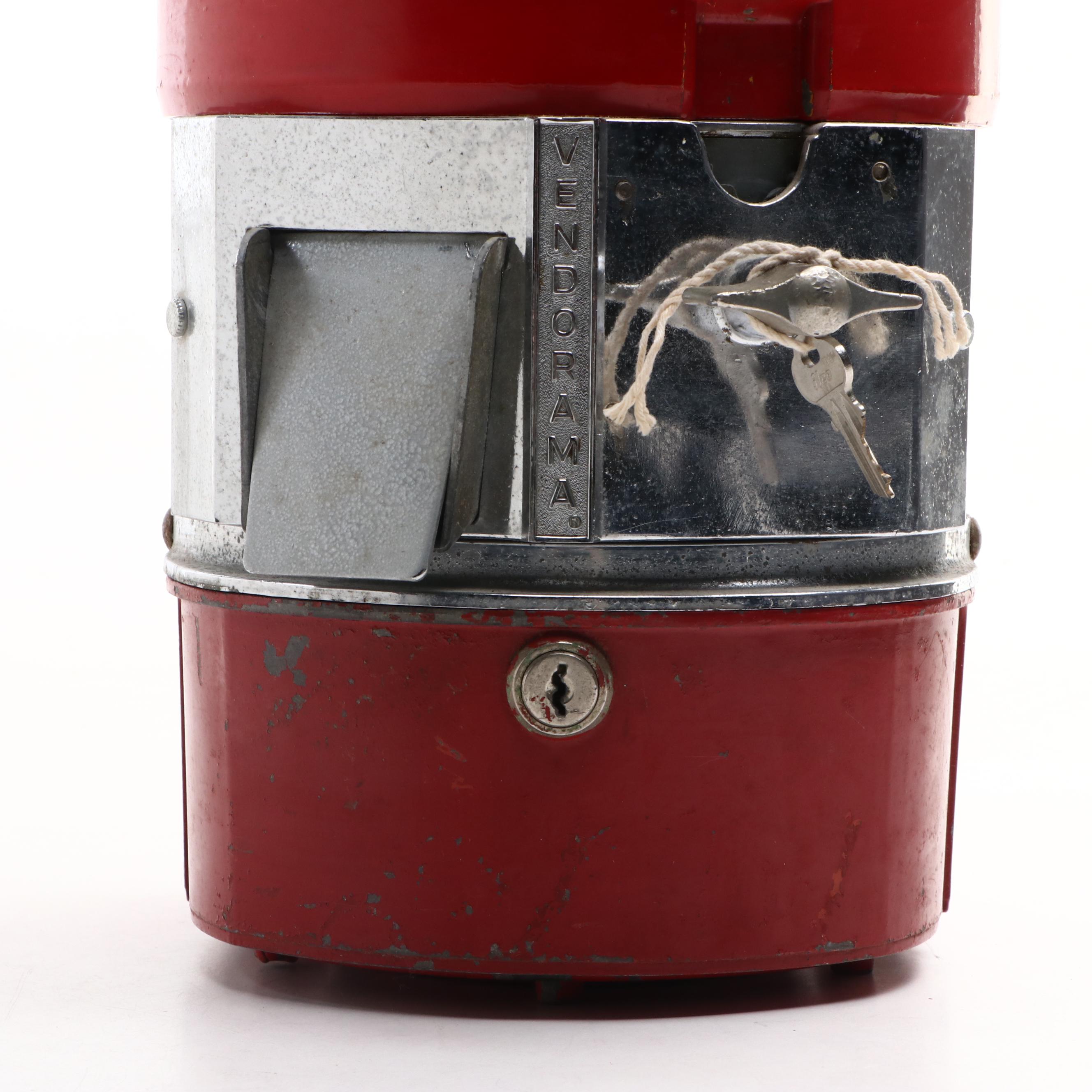 Vendorama Baseball-Themed Gumball Vending Machine