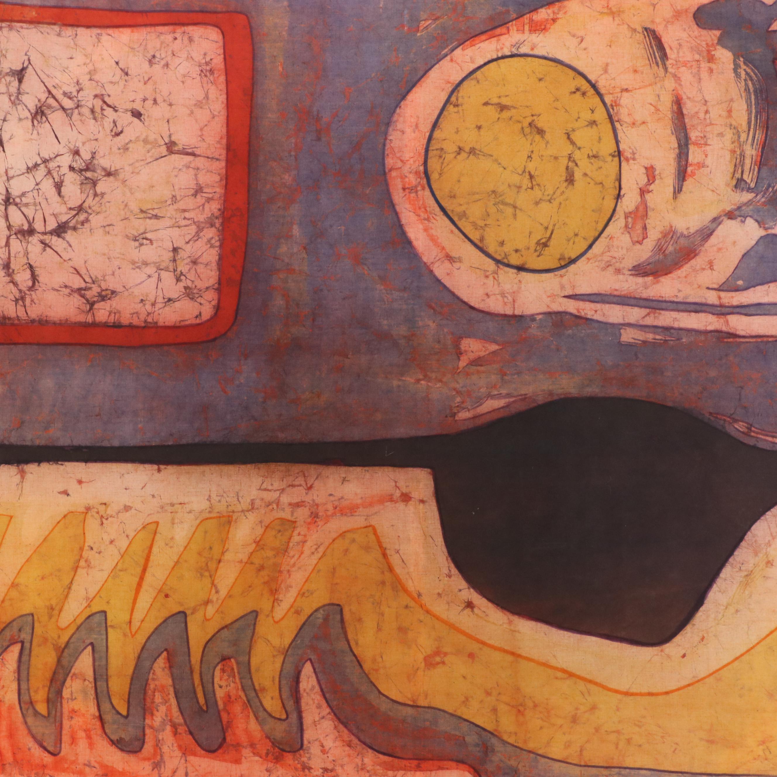 Harry Hilson Abstract Batik Textile