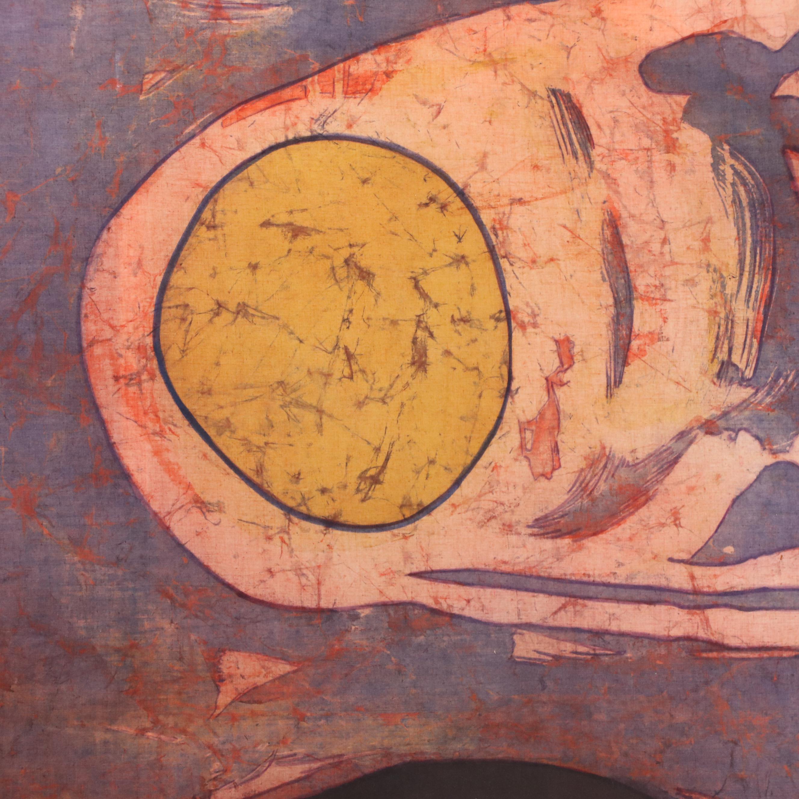 Harry Hilson Abstract Batik Textile