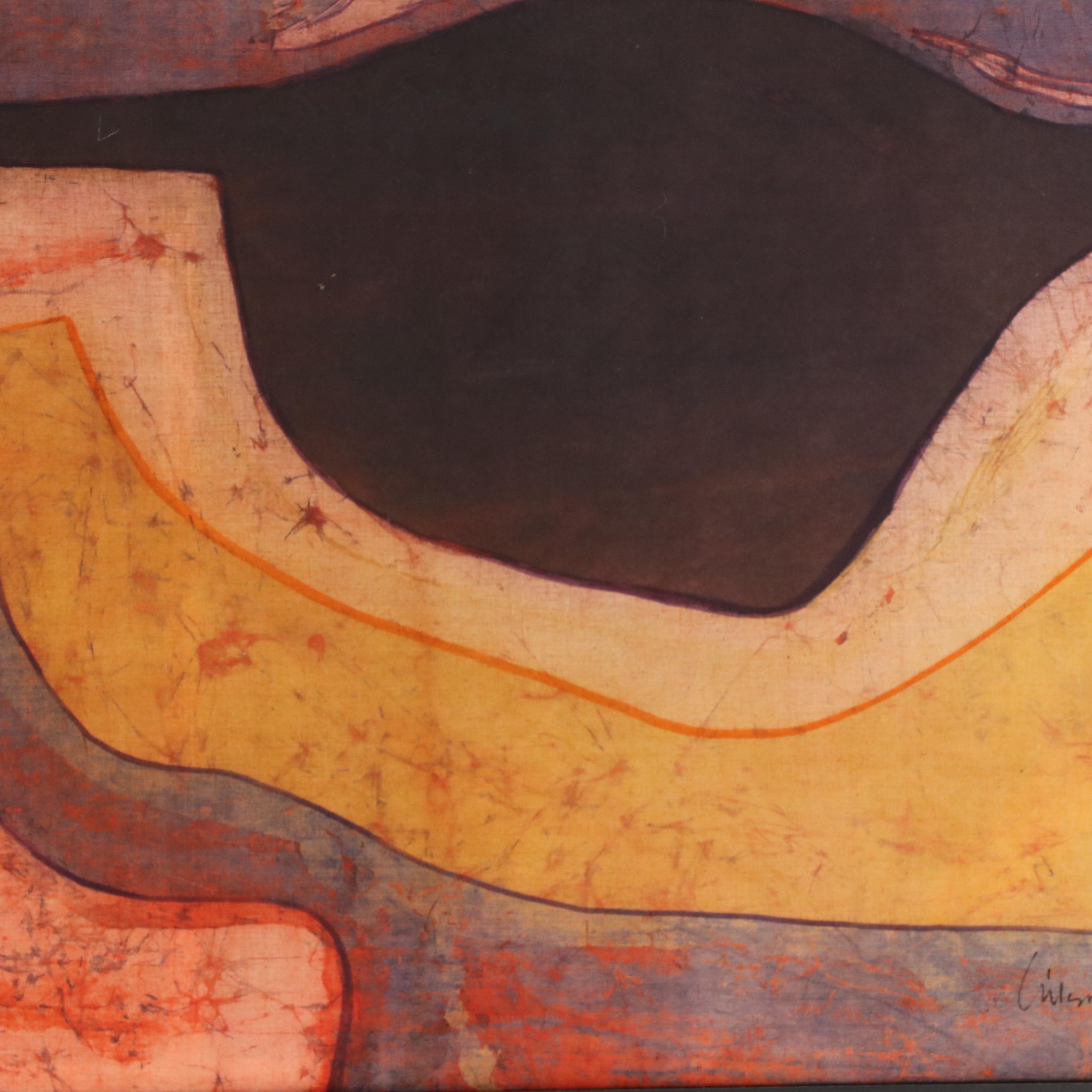Harry Hilson Abstract Batik Textile