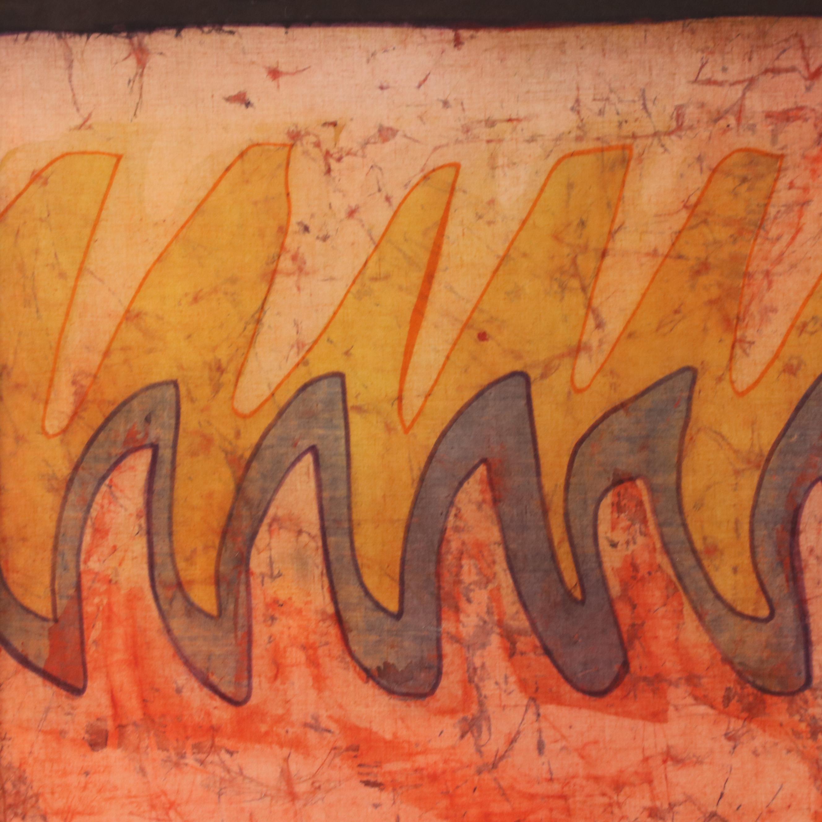 Harry Hilson Abstract Batik Textile