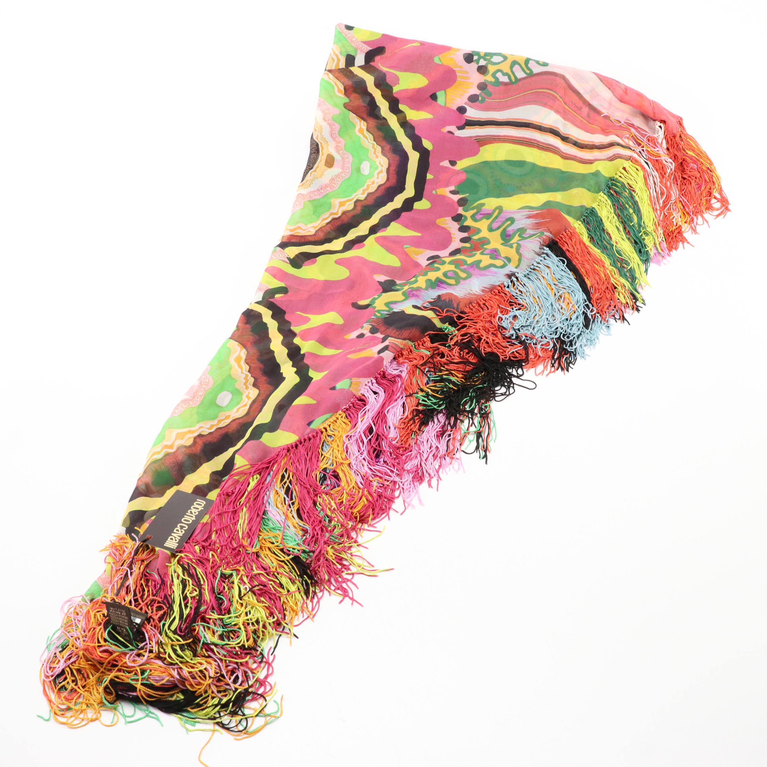 roberto cavalli shawl