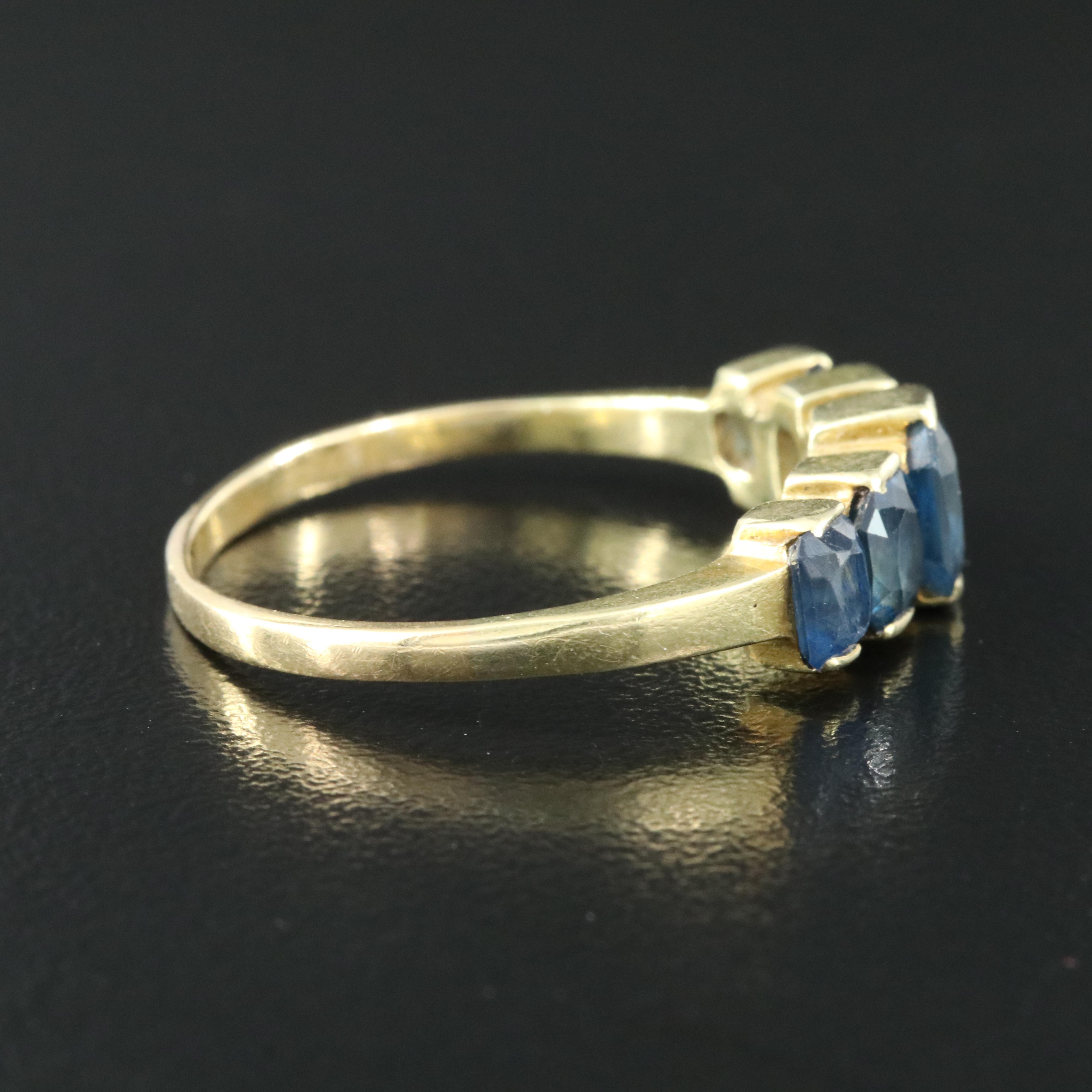 18K Sapphire Ring