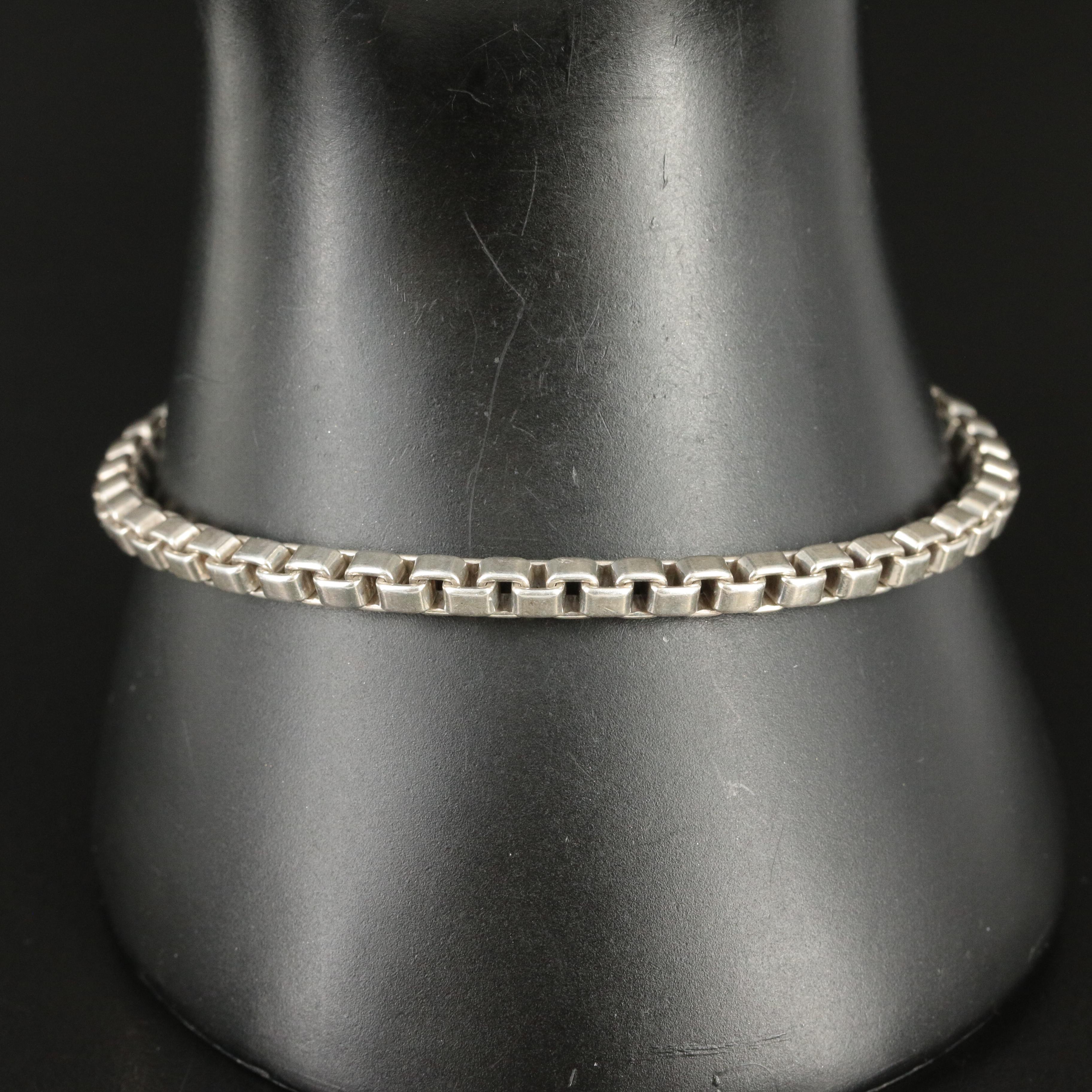 Tiffany & Co. Sterling Venetian Link Chain Bracelet
