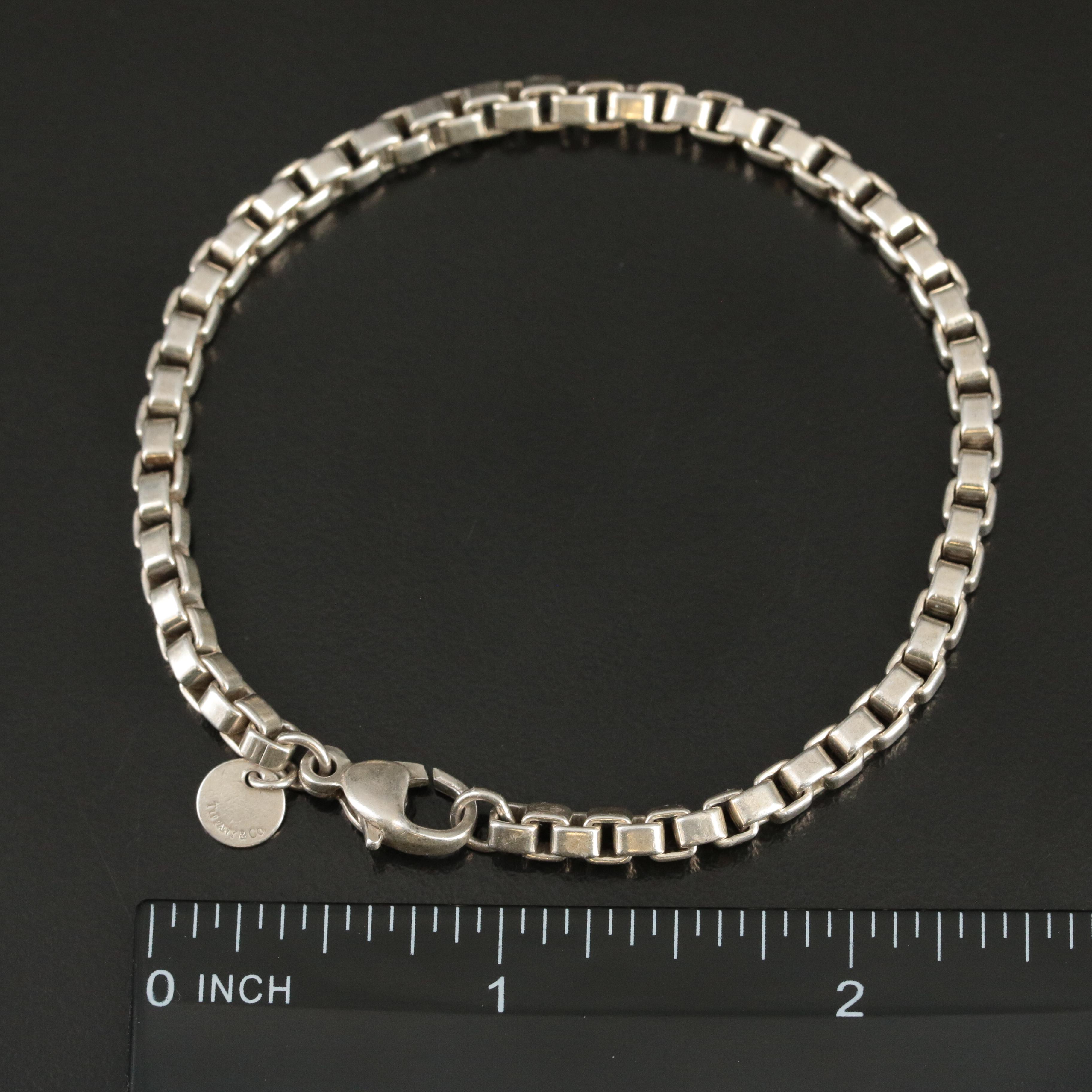 Tiffany & Co. Sterling Venetian Link Chain Bracelet