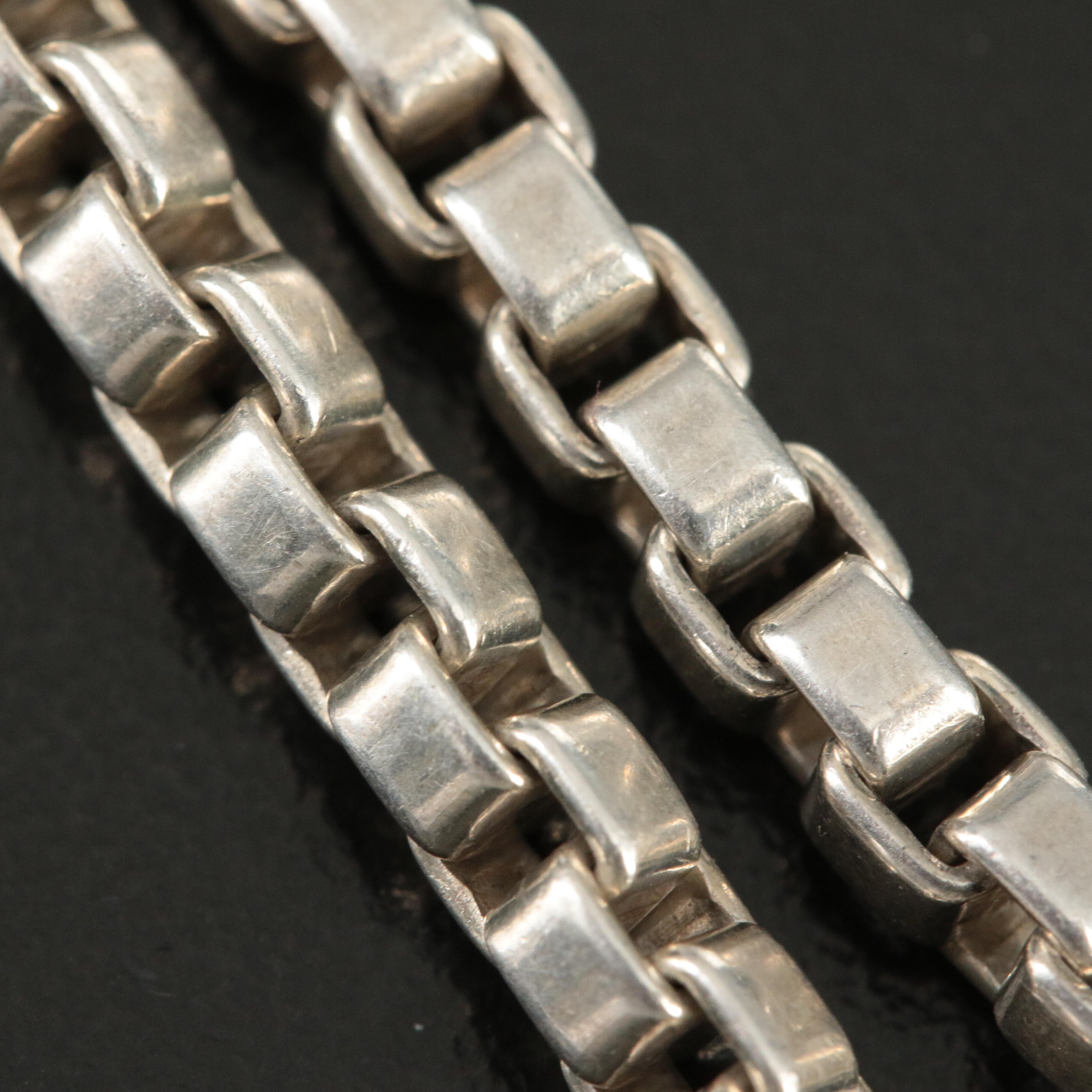 Tiffany & Co. Sterling Venetian Link Chain Bracelet