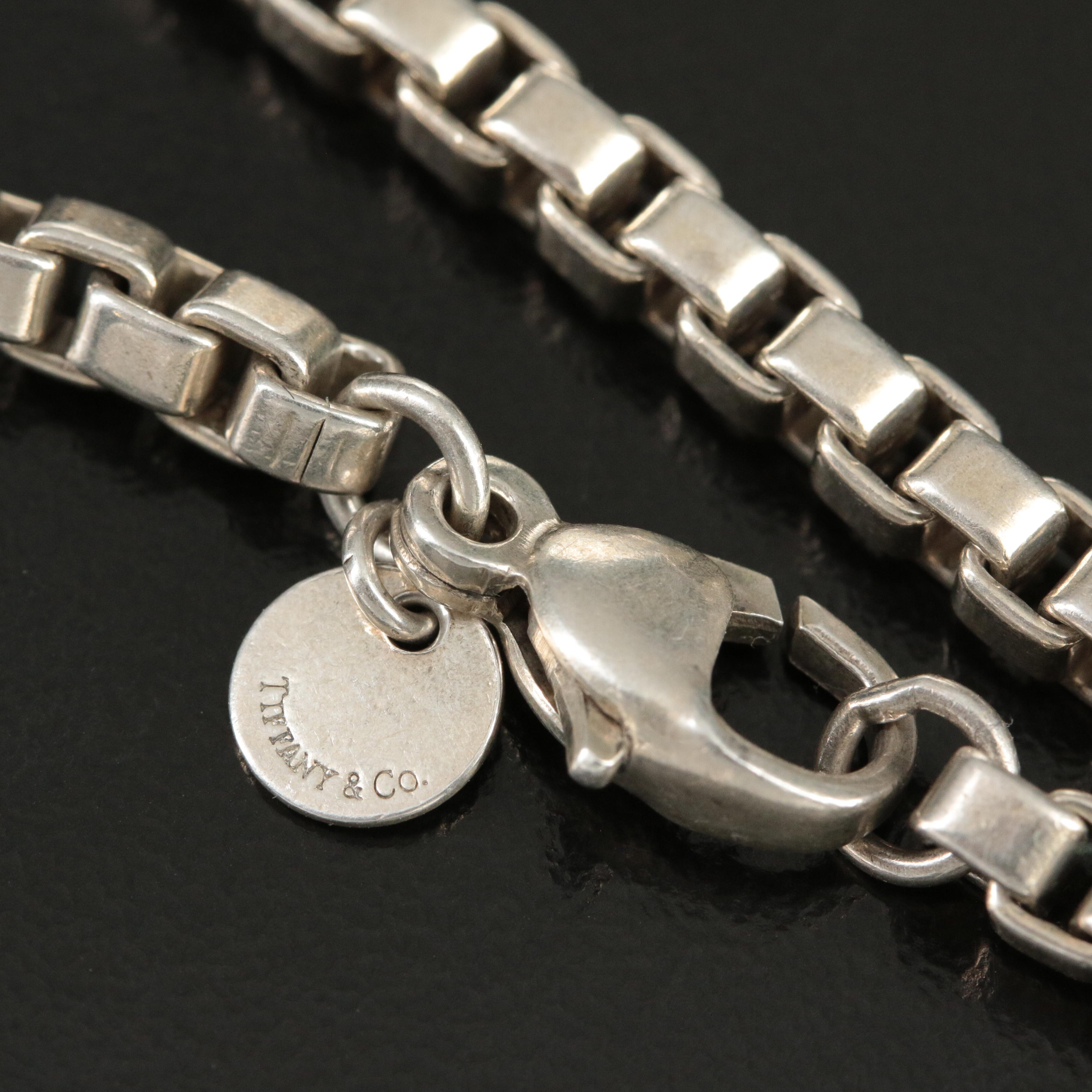 Tiffany & Co. Sterling Venetian Link Chain Bracelet