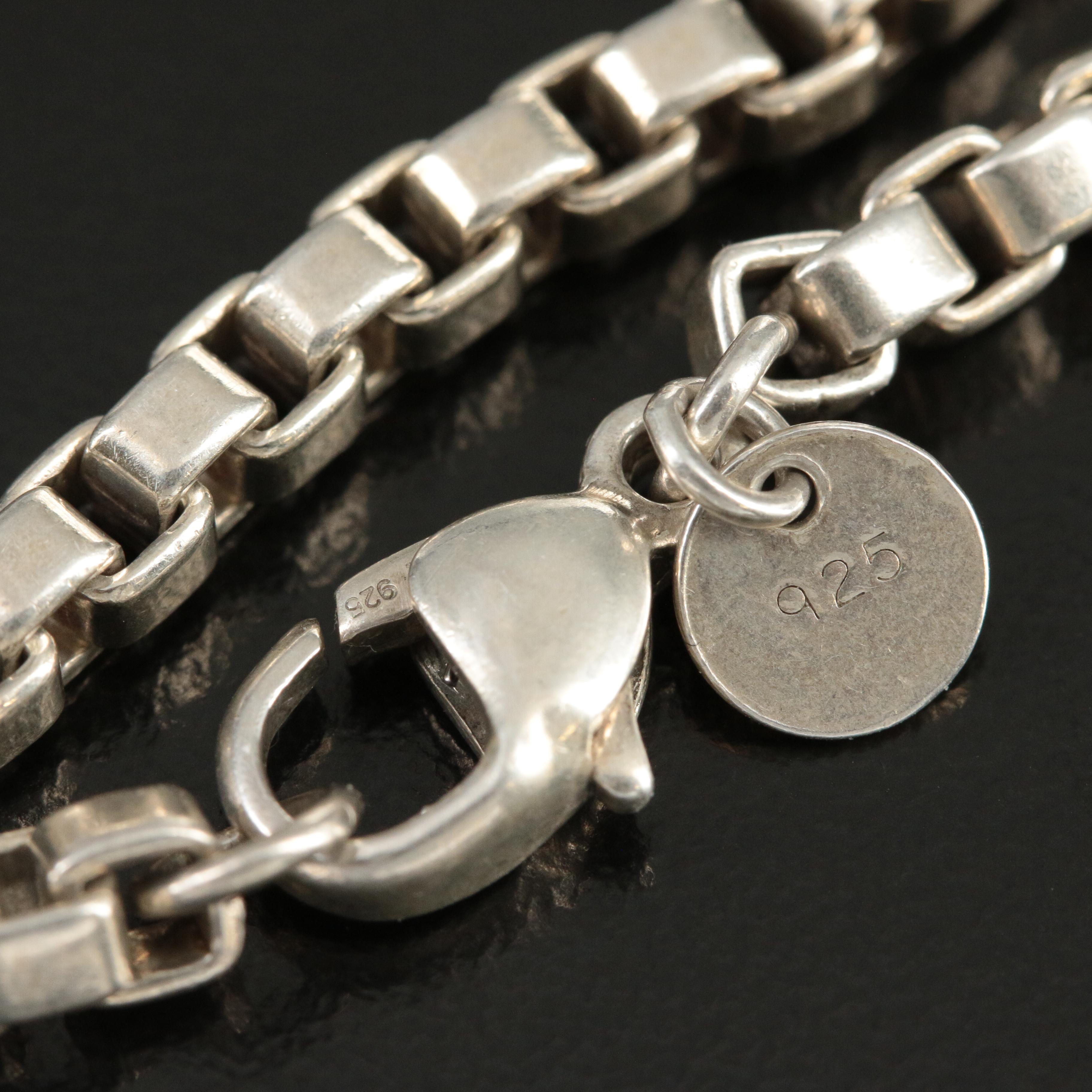 Tiffany & Co. Sterling Venetian Link Chain Bracelet