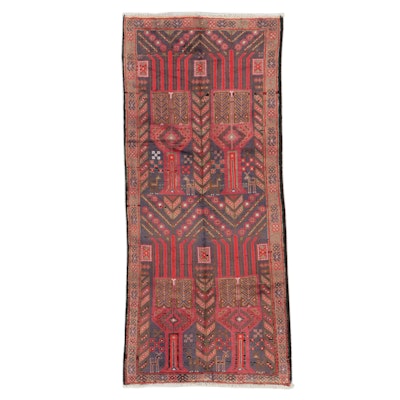 4'4 x 8'2 Hand-Knotted Persian Northwest Village Area Rug