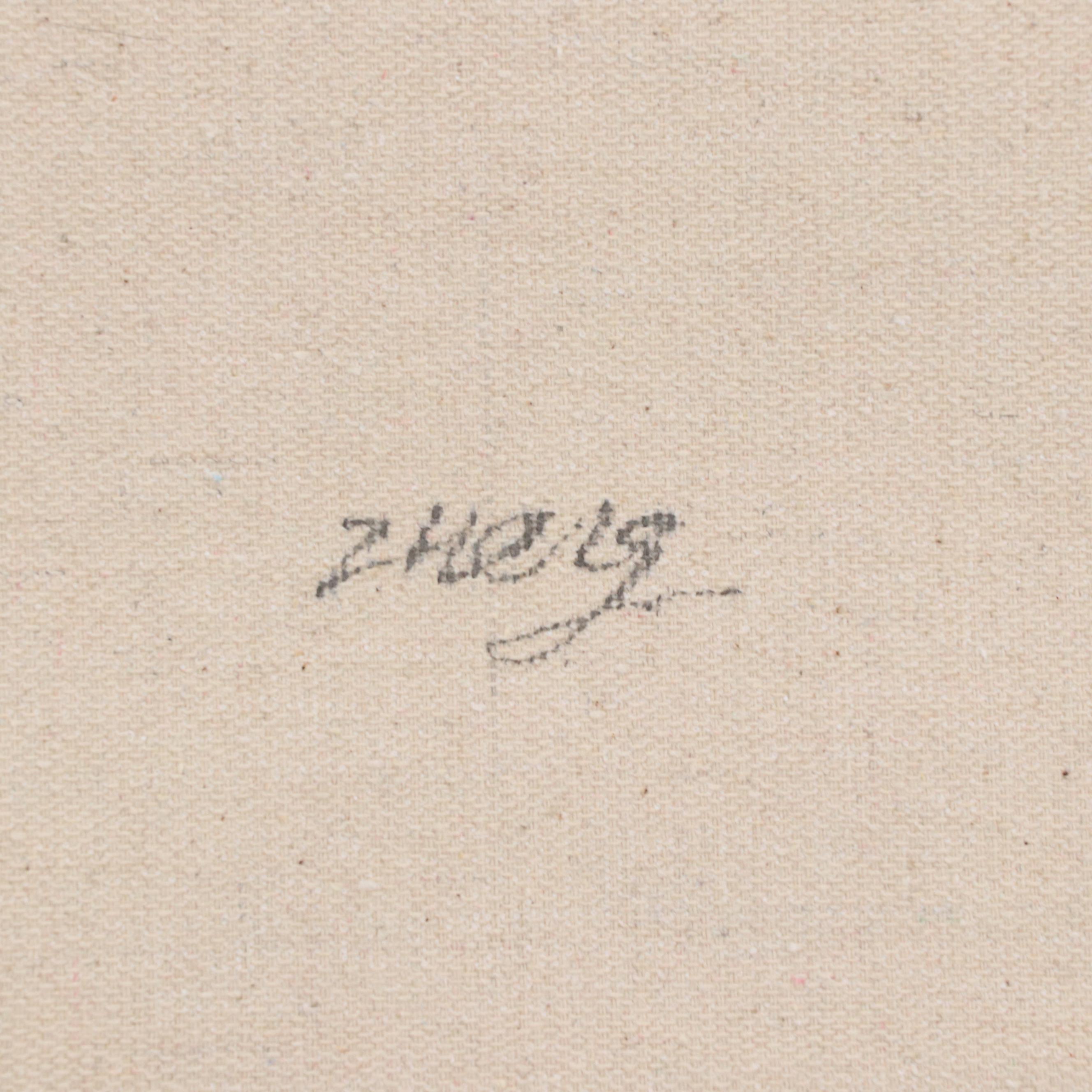 Zheng Abstract Oil Painting, 21st Century