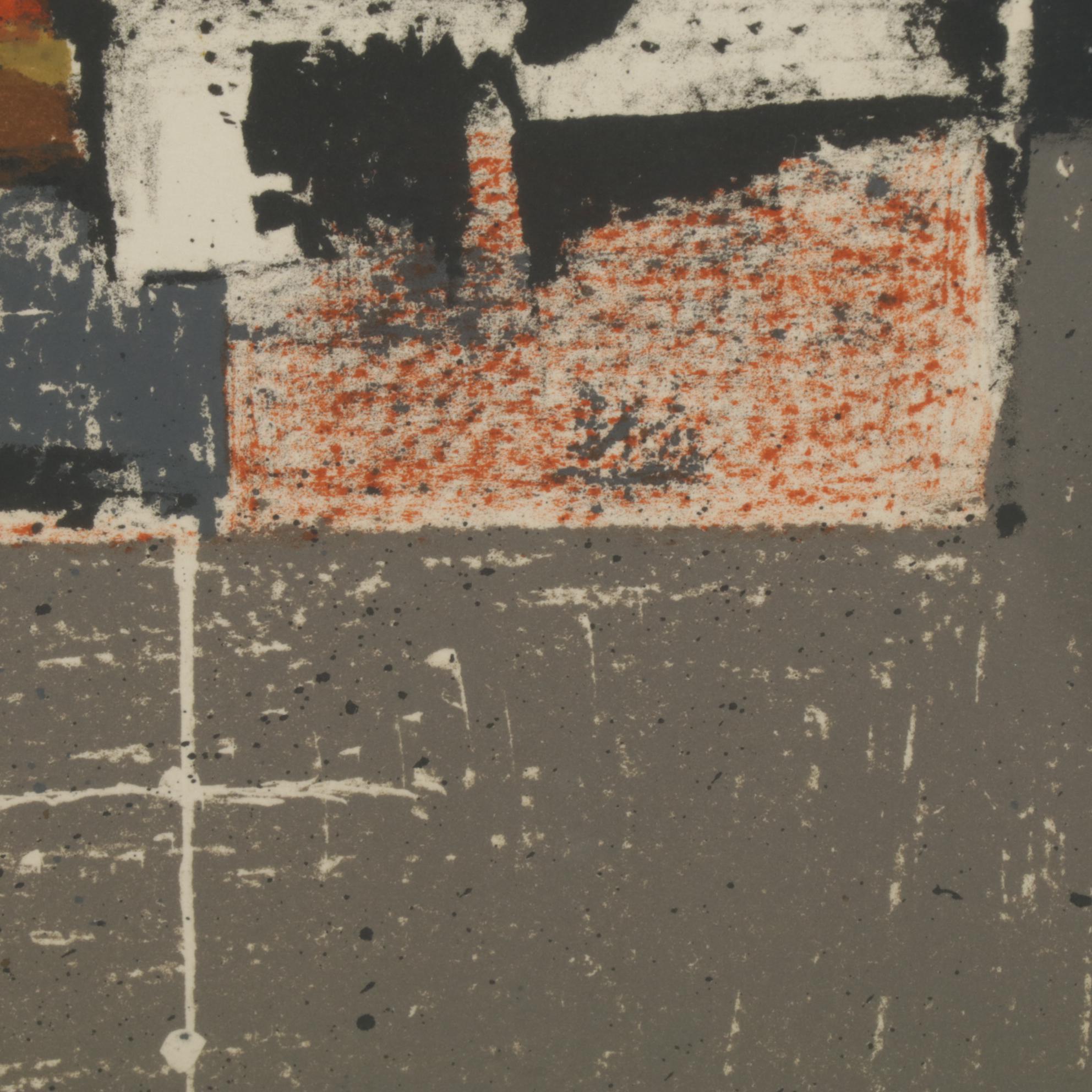 Johnny Friedlaender Color Lithograph "Paris,"  ca. 1965